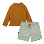 KidORCA Ginger/Sage Rashguard Swim Set