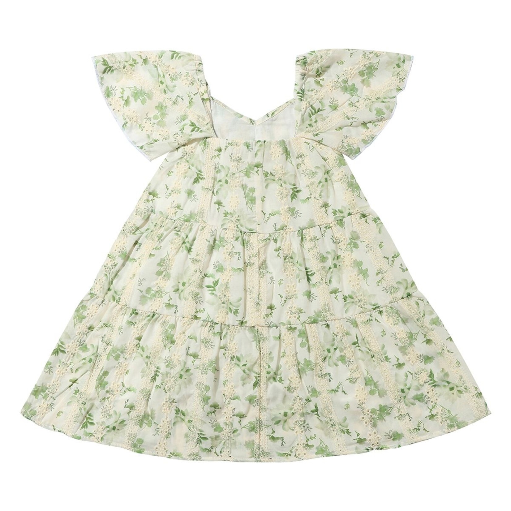 Vignette Green Eyelet Sierra Dress