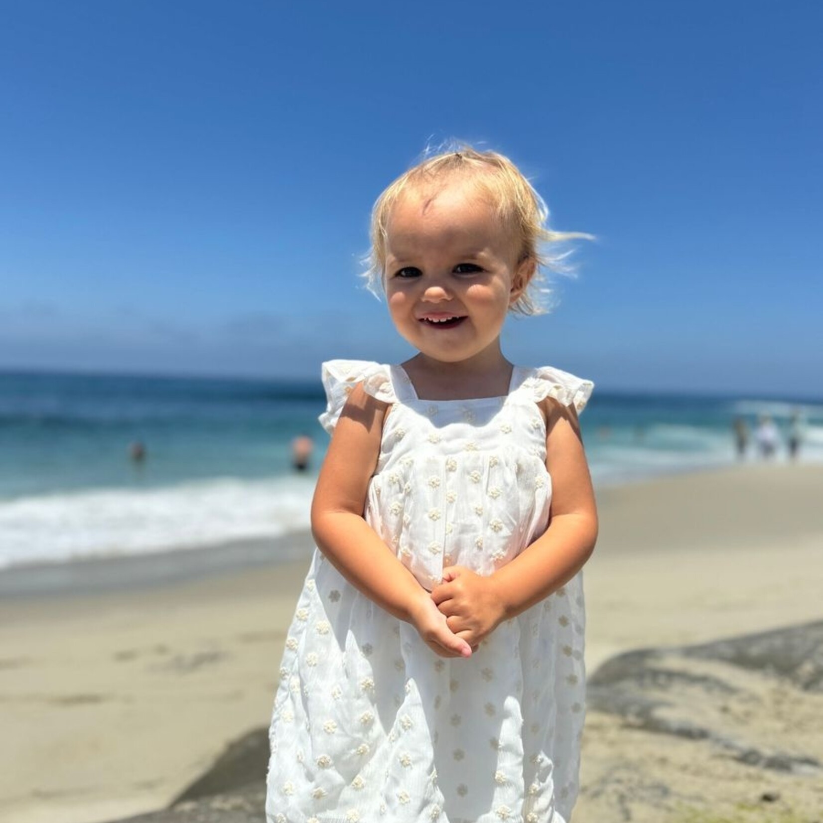 Vignette Ivory Daisy Georgie Baby Dress