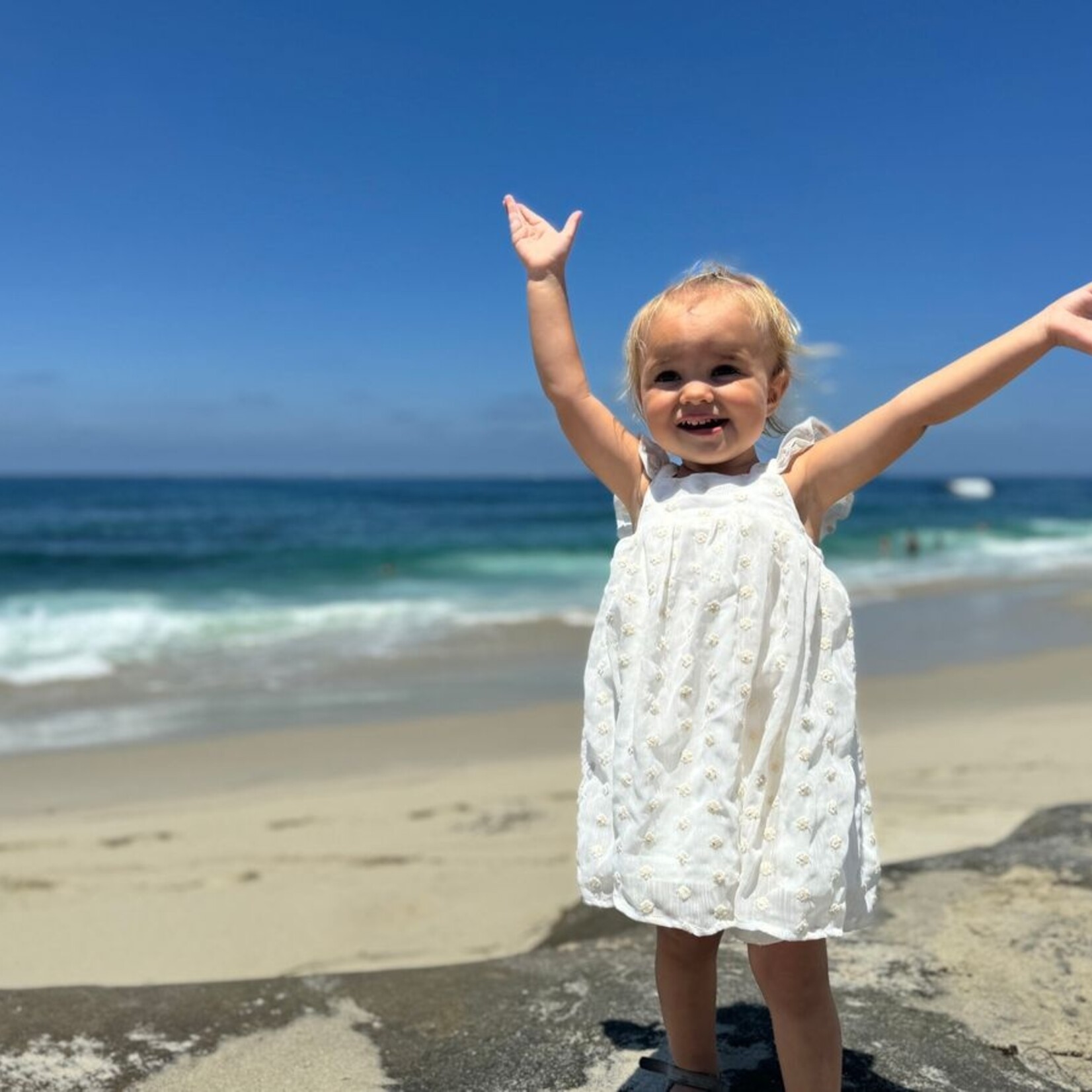 Vignette Ivory Daisy Georgie Baby Dress
