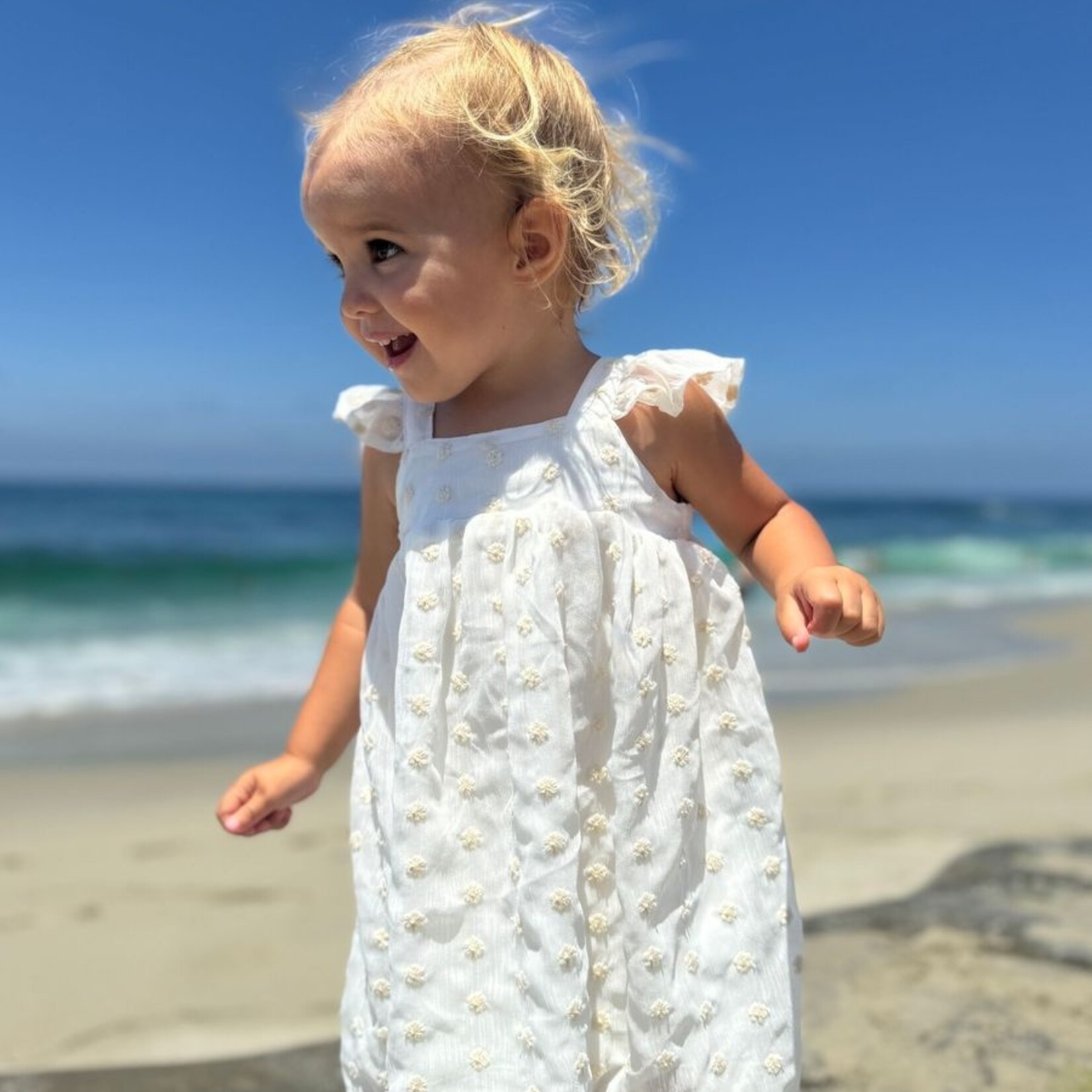 Vignette Ivory Daisy Georgie Baby Dress