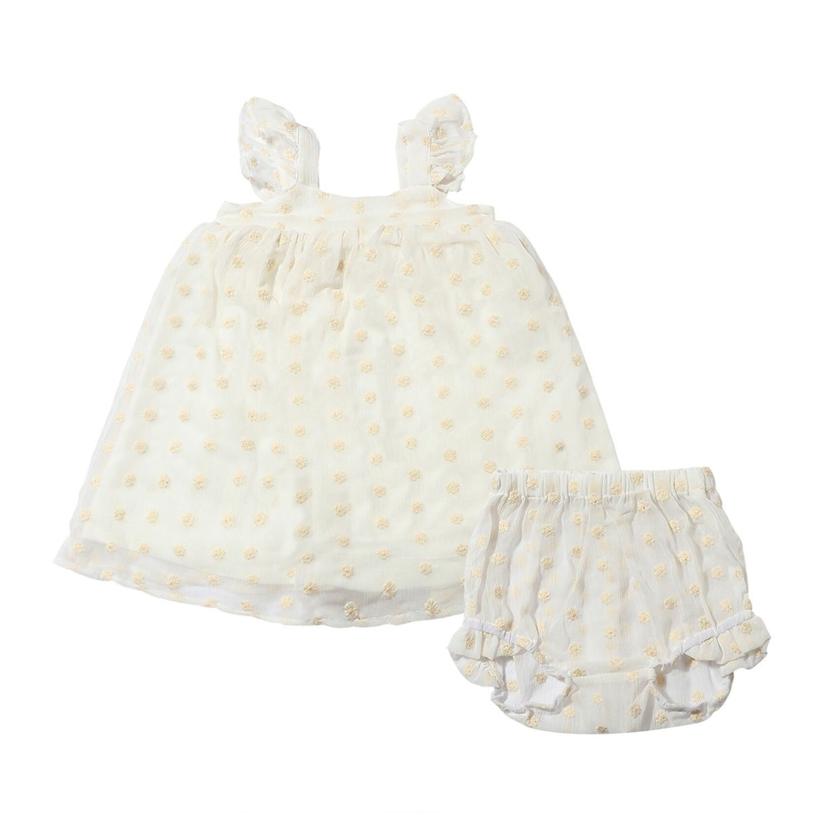 Vignette Ivory Daisy Georgie Baby Dress