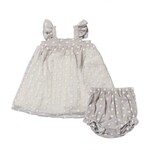 Vignette Grey Daisy Georgie Baby Dress