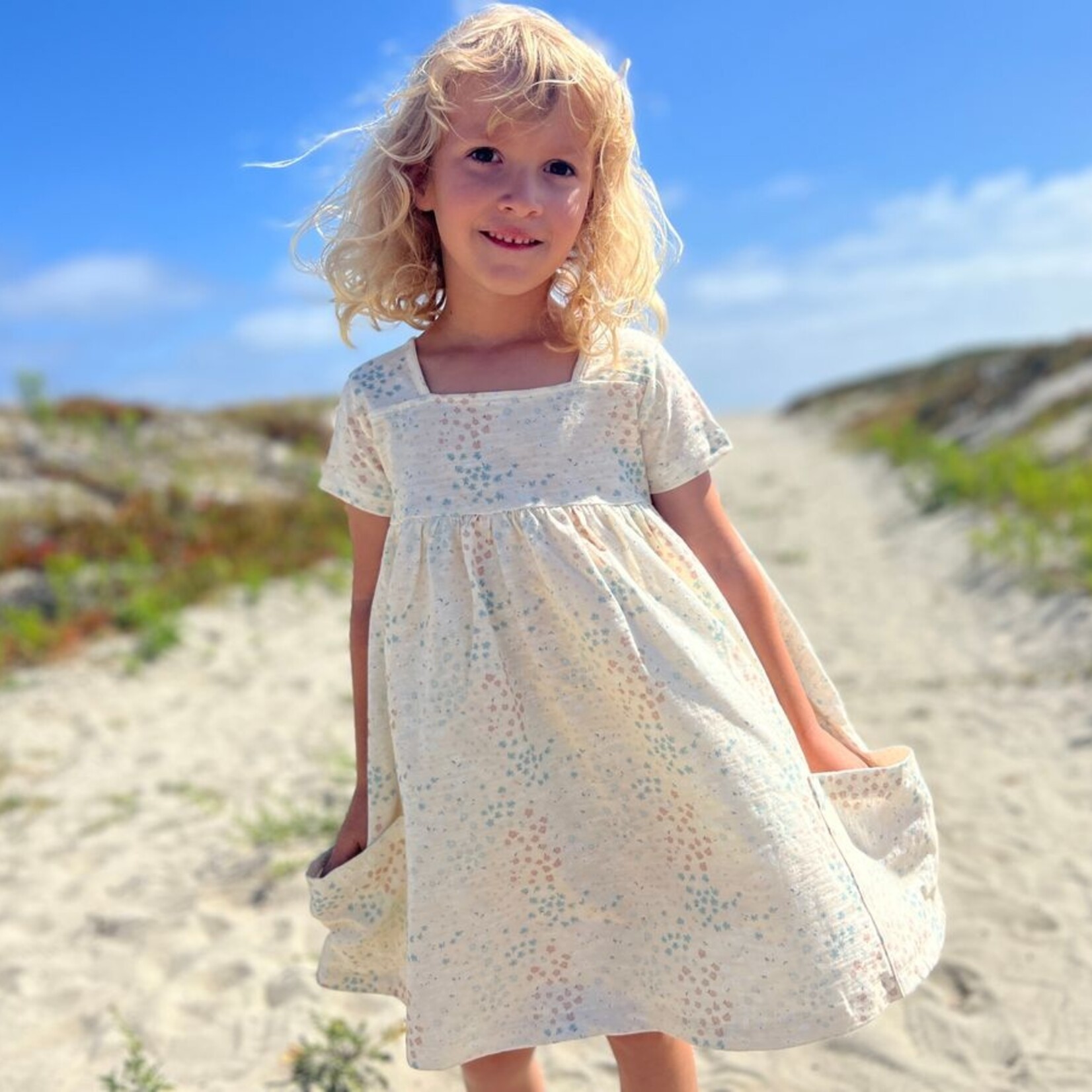 Vignette Natural Spring Floral Rylie Dress