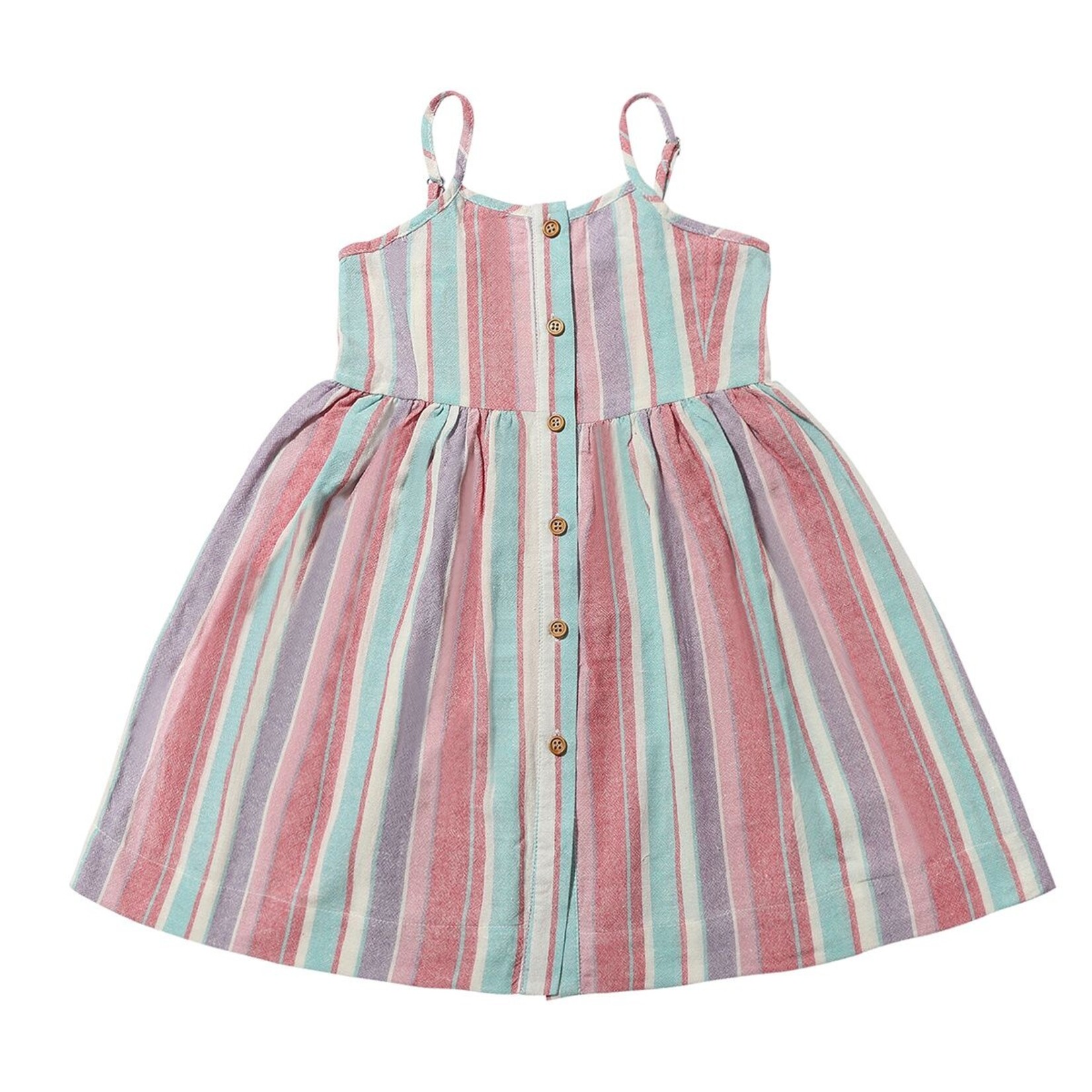 Vignette Red Purple Stripe Brooklyn Dress