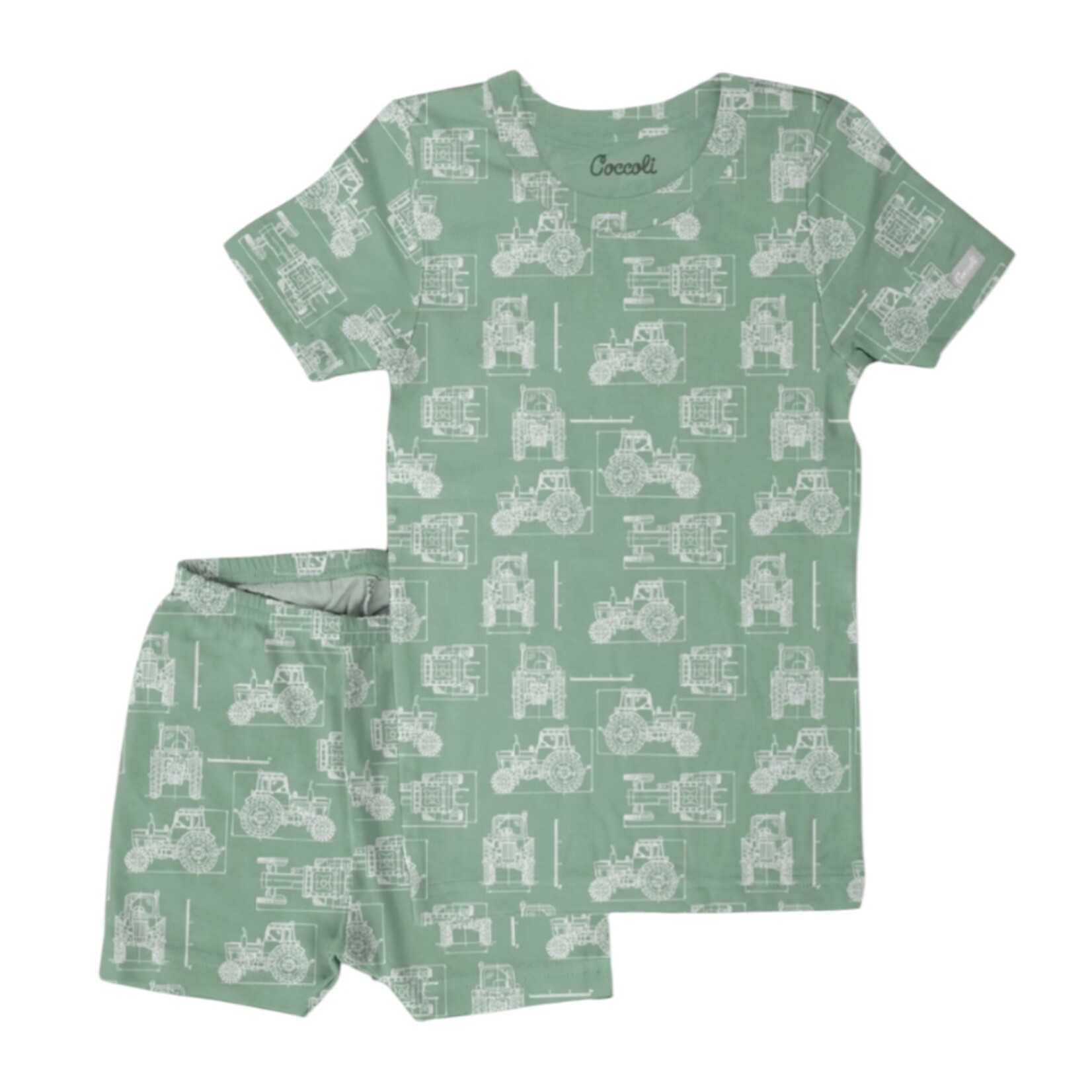 Coccoli Neutral Tractor Bamboo PJ Set