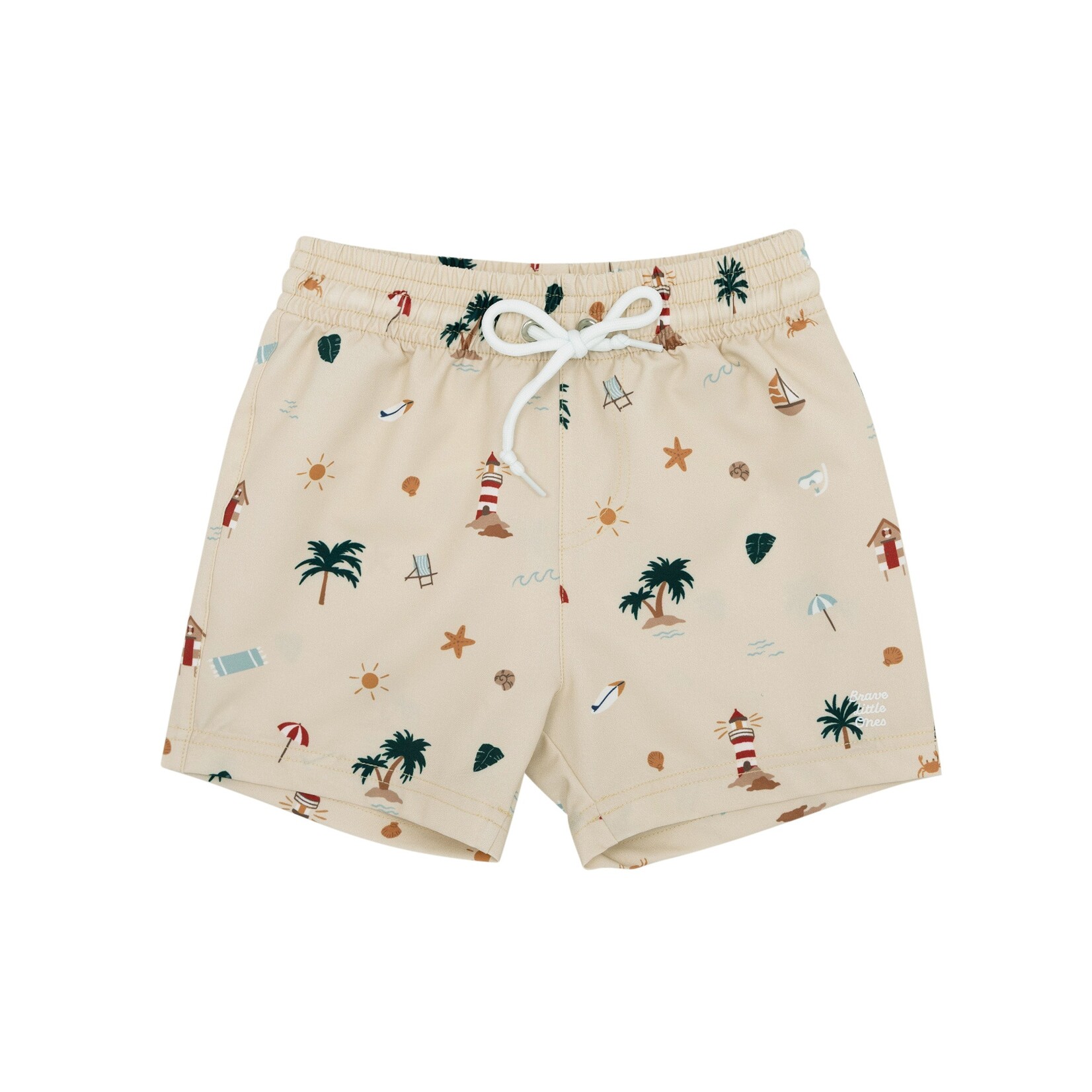 Brave Little Ones Beach Days Swim Trunks