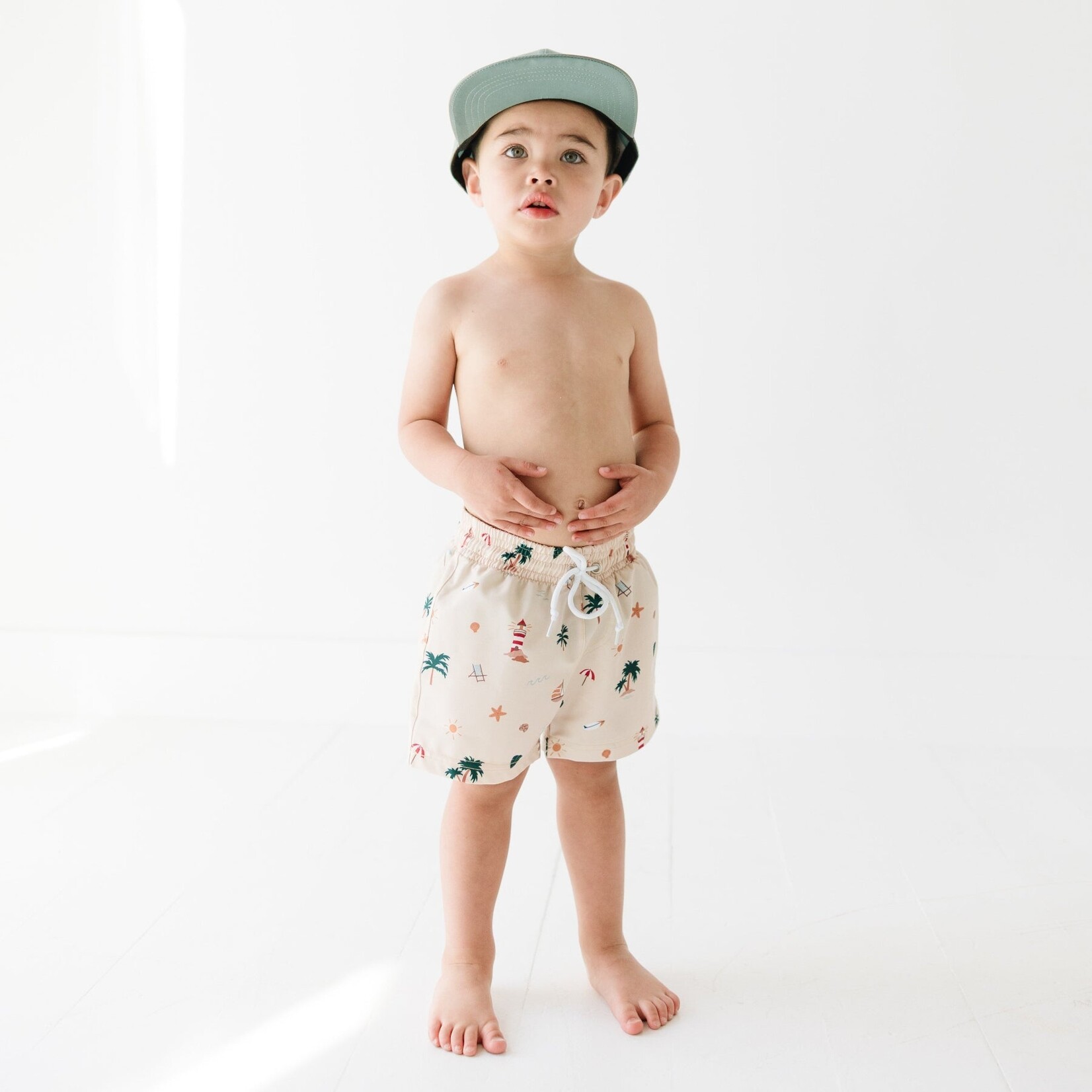 Brave Little Ones Beach Days Swim Trunks