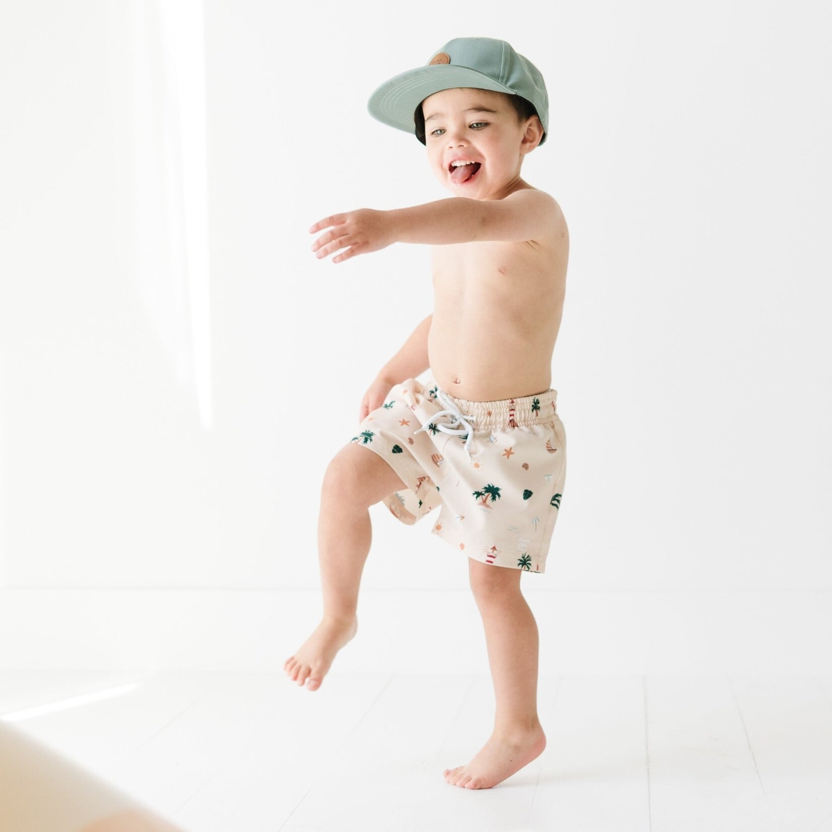 Brave Little Ones Beach Days Swim Trunks