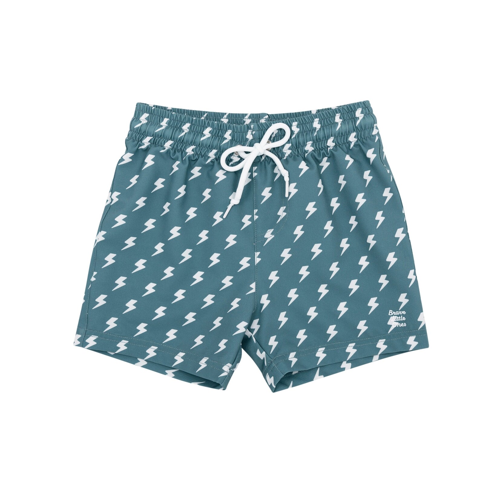 Brave Little Ones Lightning Bolt Swim Trunks