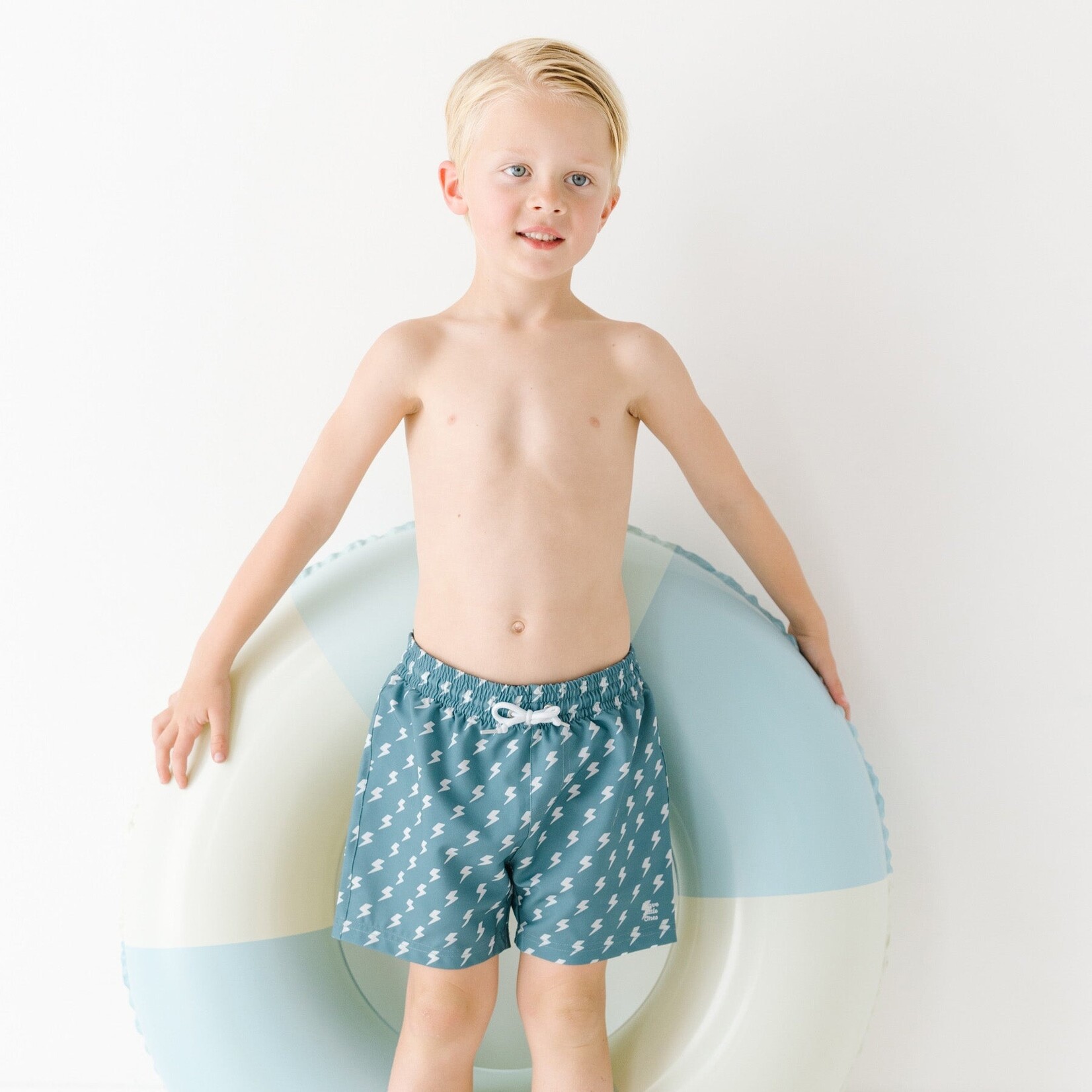 Brave Little Ones Lightning Bolt Swim Trunks
