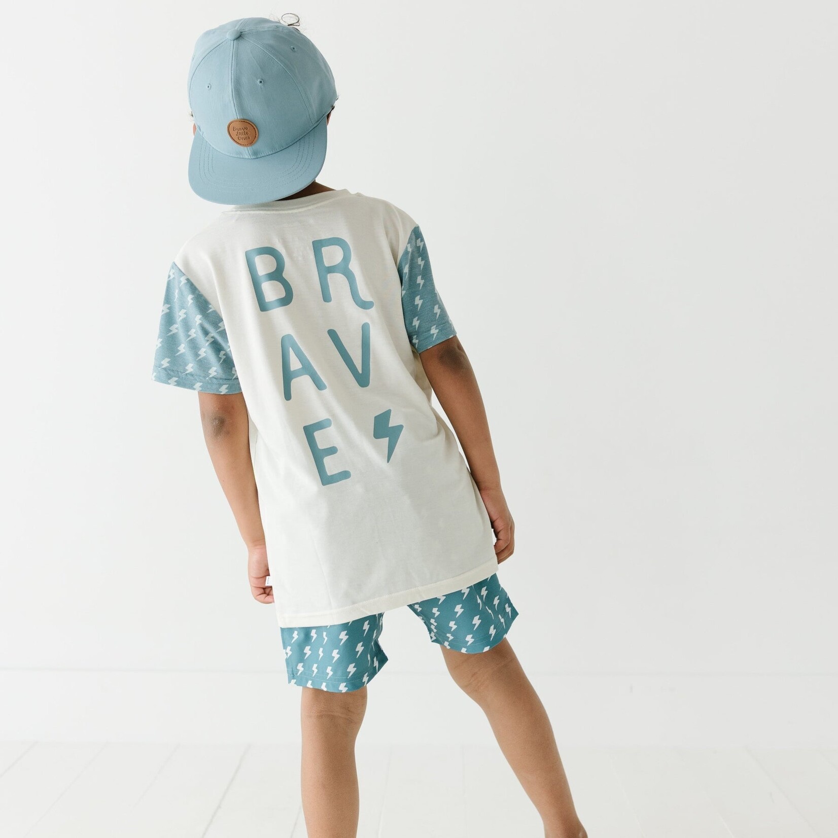 Brave Little Ones Lightning Bolt Swim Trunks