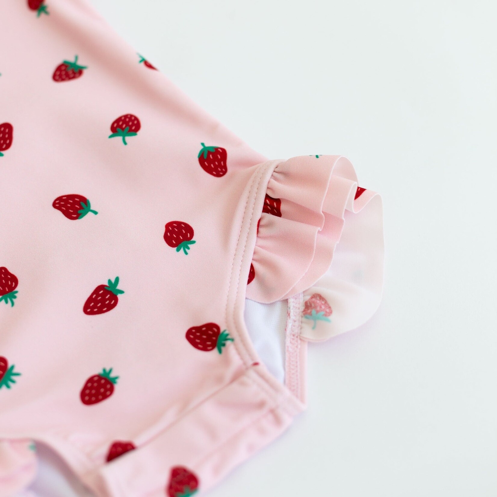 Brave Little Ones Strawberries Rash Guard Swim Suit
