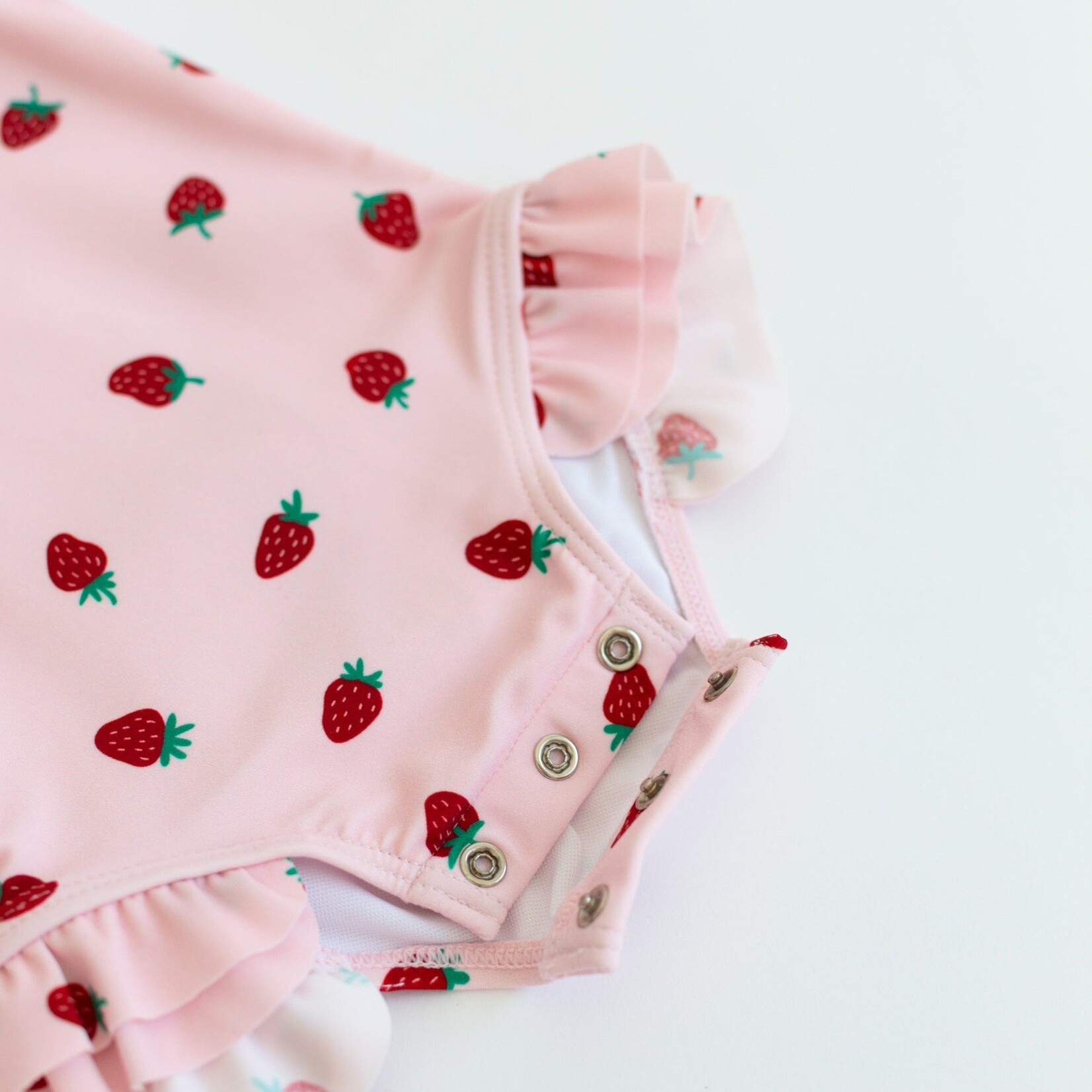 Brave Little Ones Strawberries Rash Guard Swim Suit