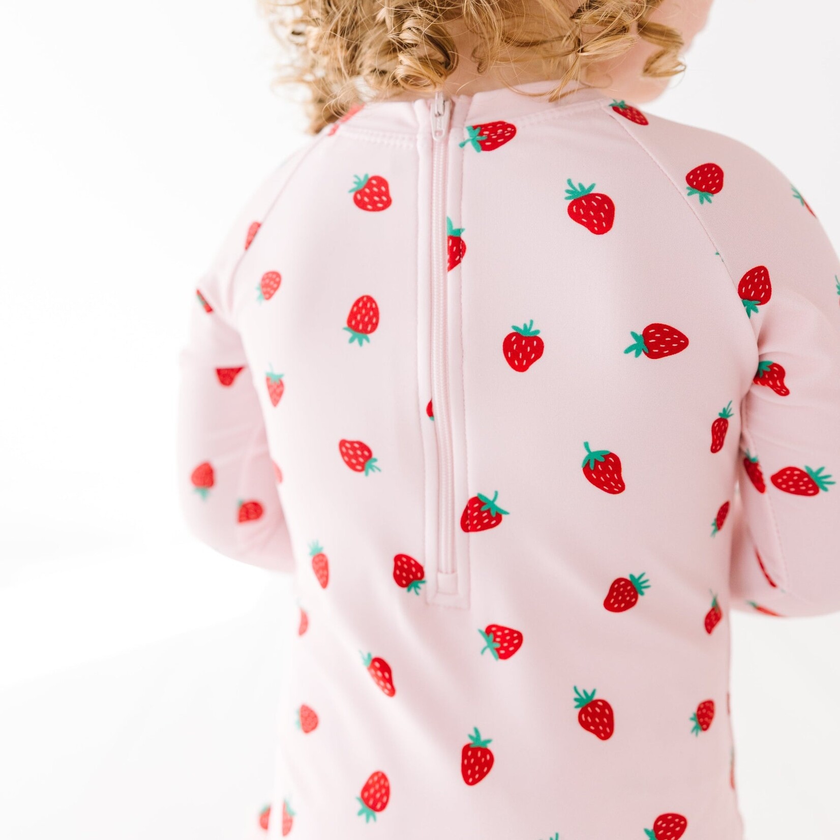 Brave Little Ones Strawberries Rash Guard Swim Suit