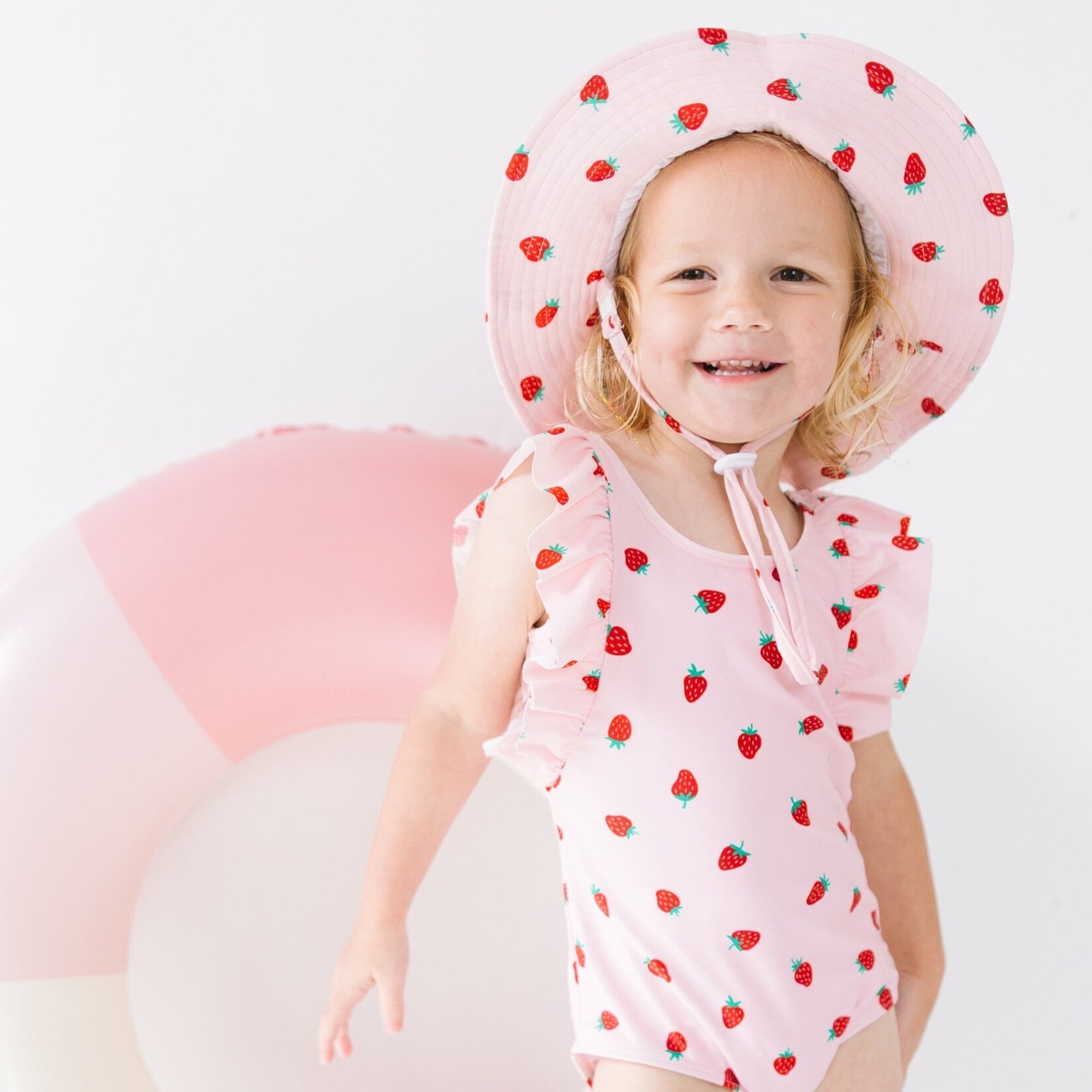 Brave Little Ones Strawberries Sun/Swim Hat