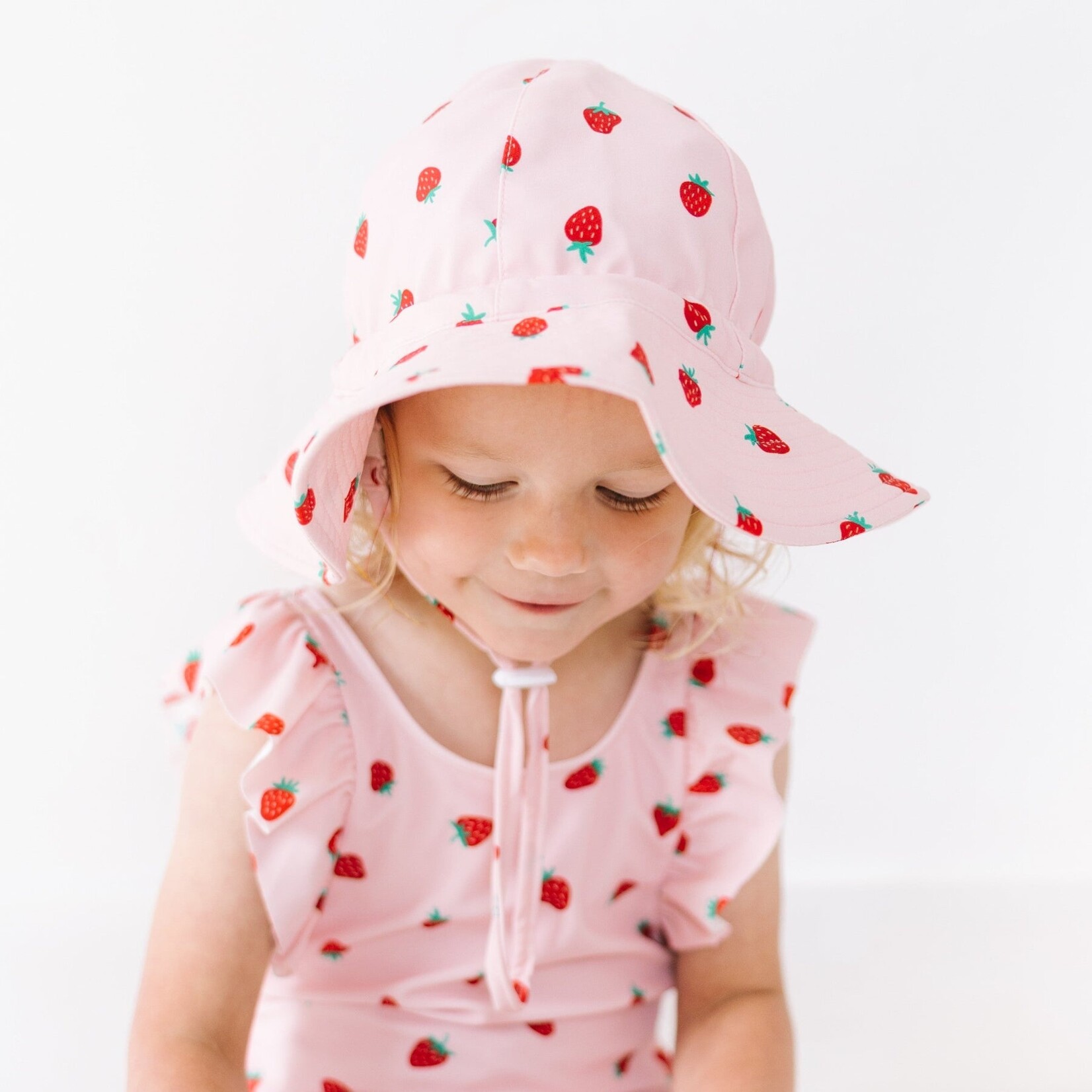 Brave Little Ones Strawberries Sun/Swim Hat