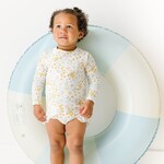 Brave Little Ones Whimsical Floral Rash Guard Swim Suit