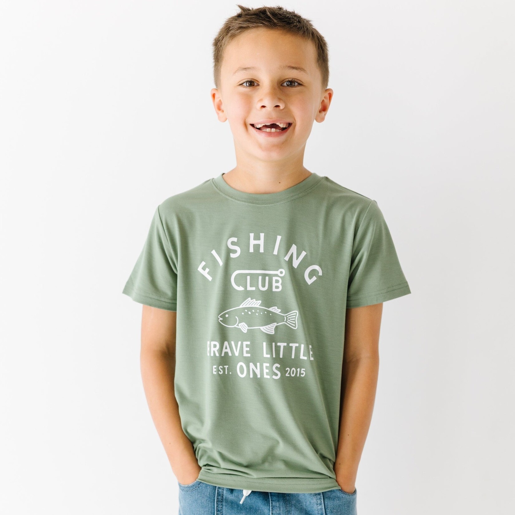 Brave Little Ones Fishing Club Shirt