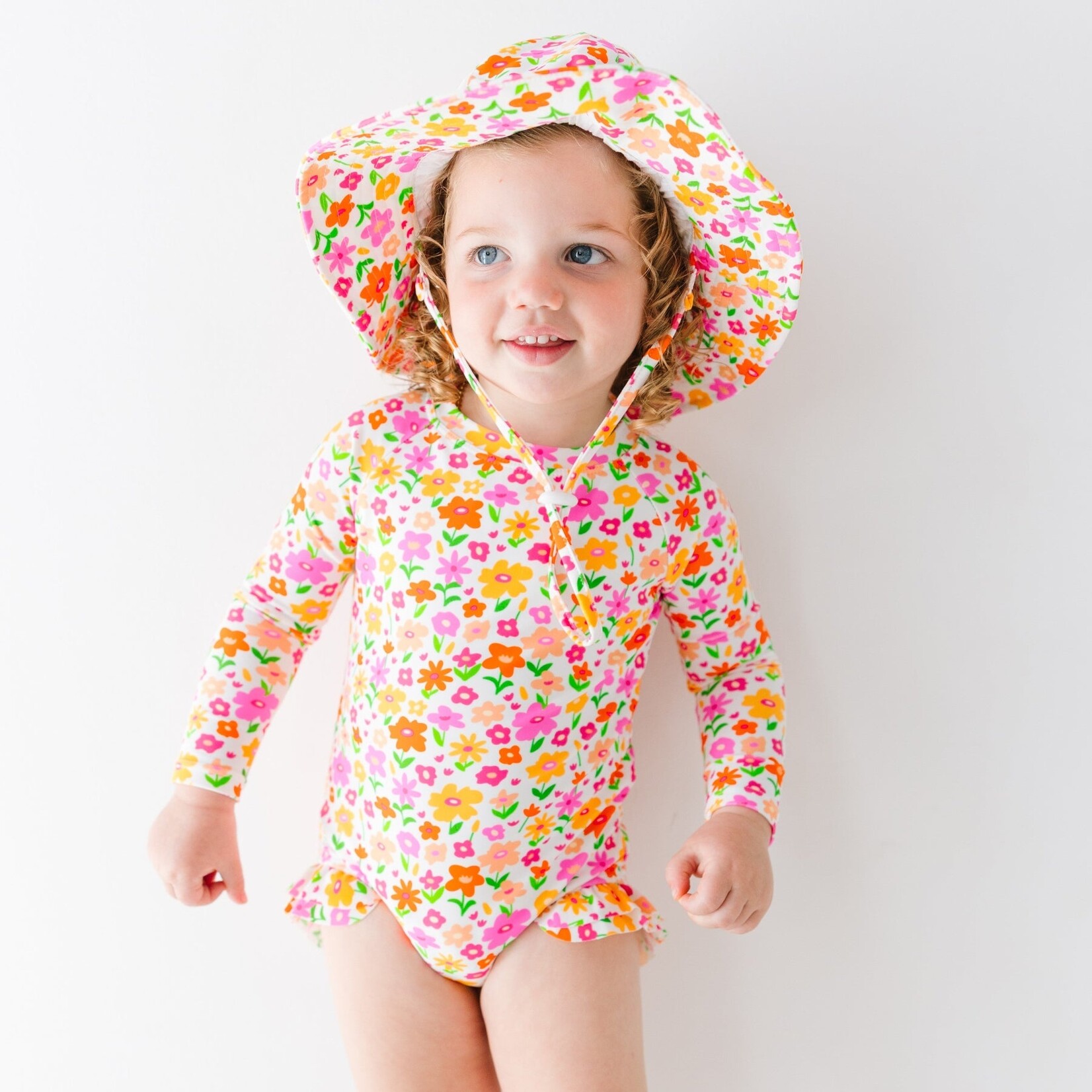 Brave Little Ones Summer Blooms Sun/Swim Hat