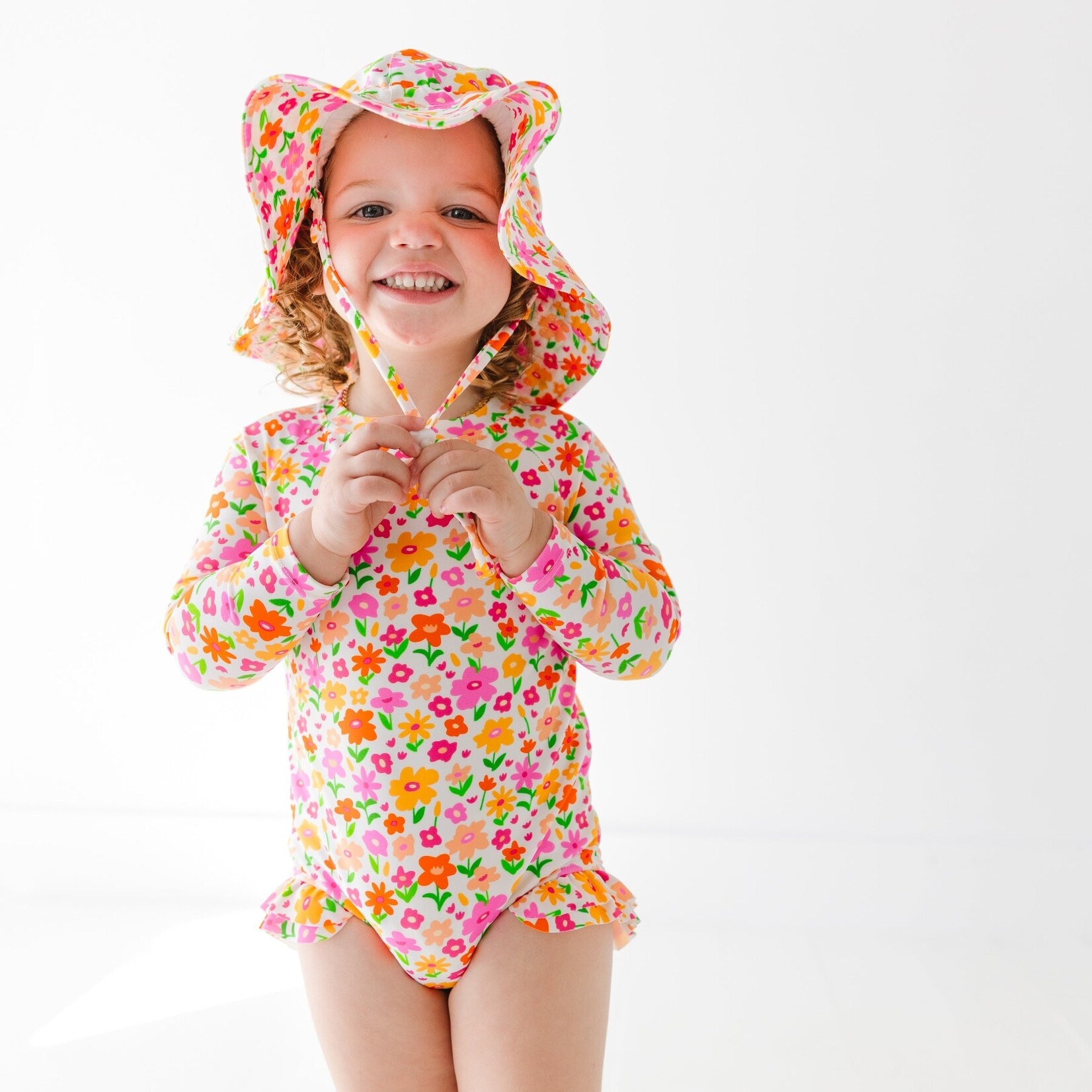 Brave Little Ones Summer Blooms Sun/Swim Hat
