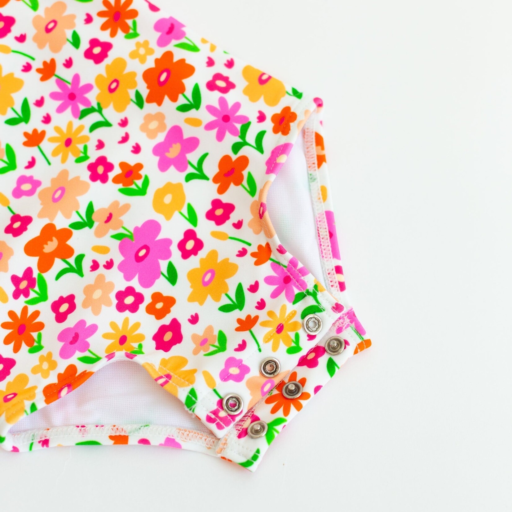 Brave Little Ones Summer Blooms Ruffle Swim Suit