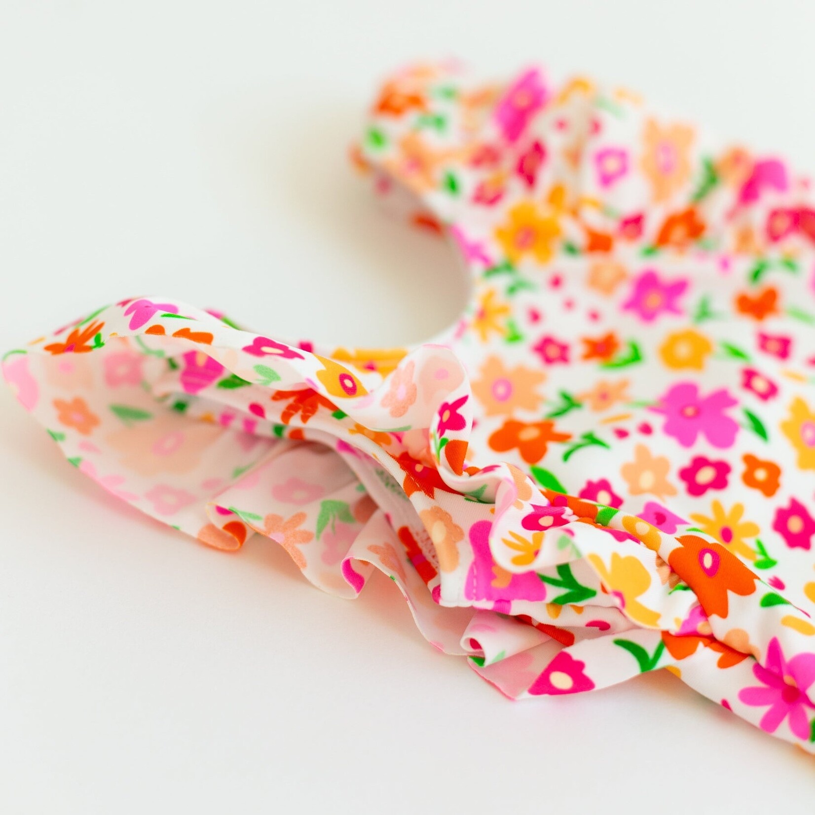 Brave Little Ones Summer Blooms Ruffle Swim Suit