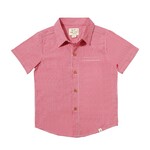 Me & Henry Red White Micro Plaid Newport Shirt