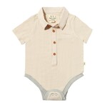Me & Henry Beige Helford Onesie