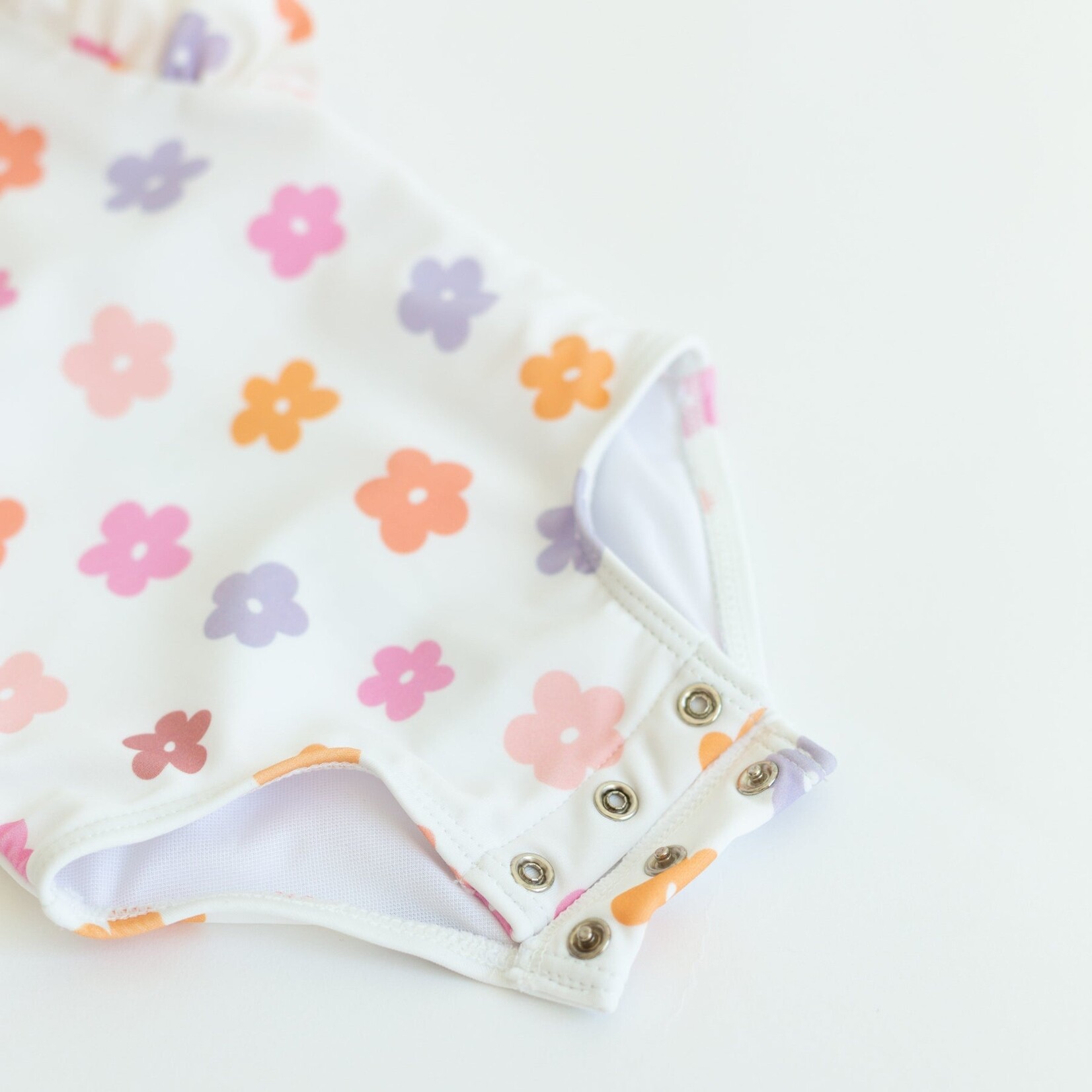 Brave Little Ones Big Daisies Ruffle Swim Suit