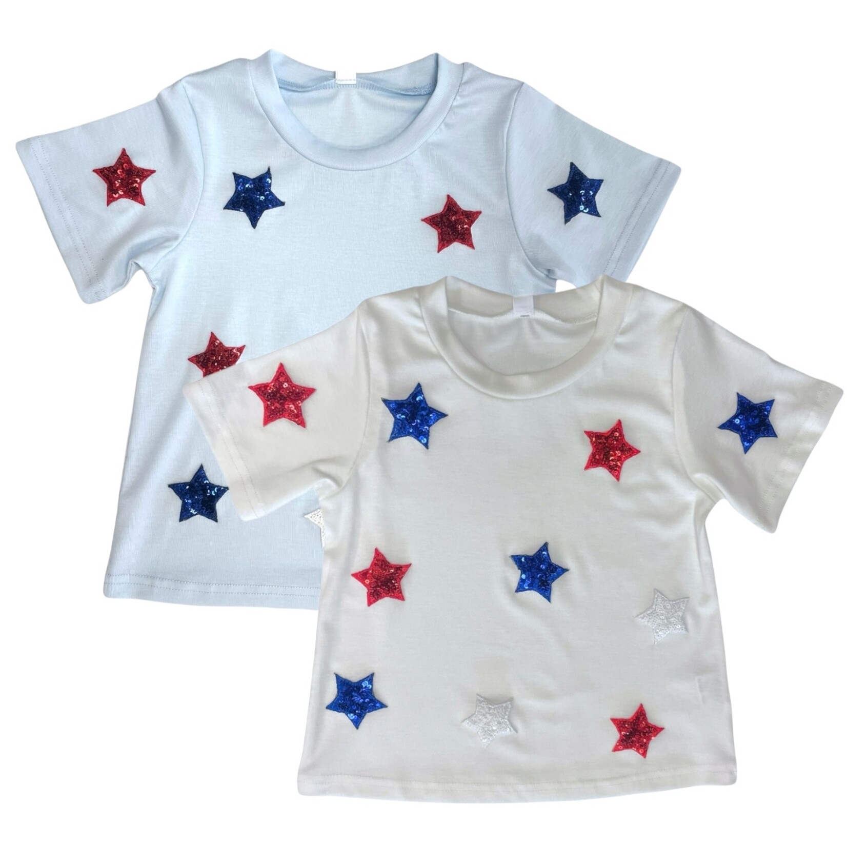 ML Kids Sequin Stars Shirt