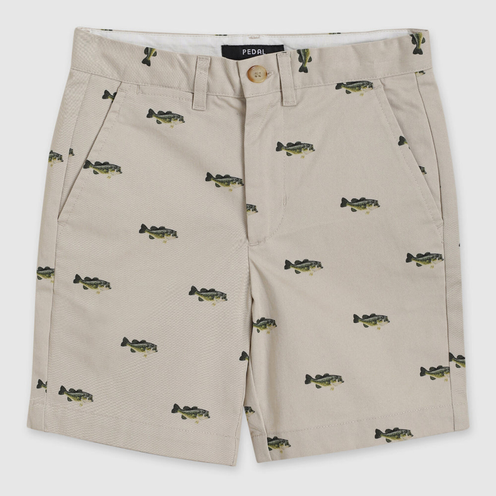pedal Bass Fishing Shorts -Stone