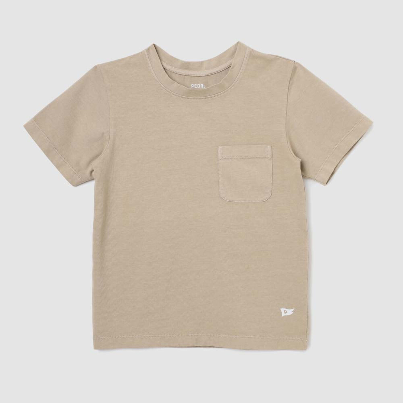 pedal Khaki Pocket Tee
