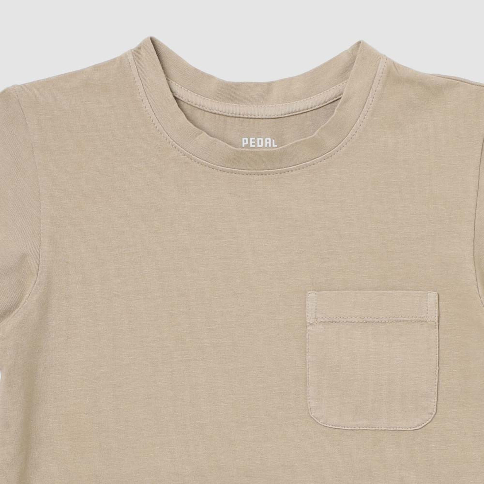 pedal Khaki Pocket Tee