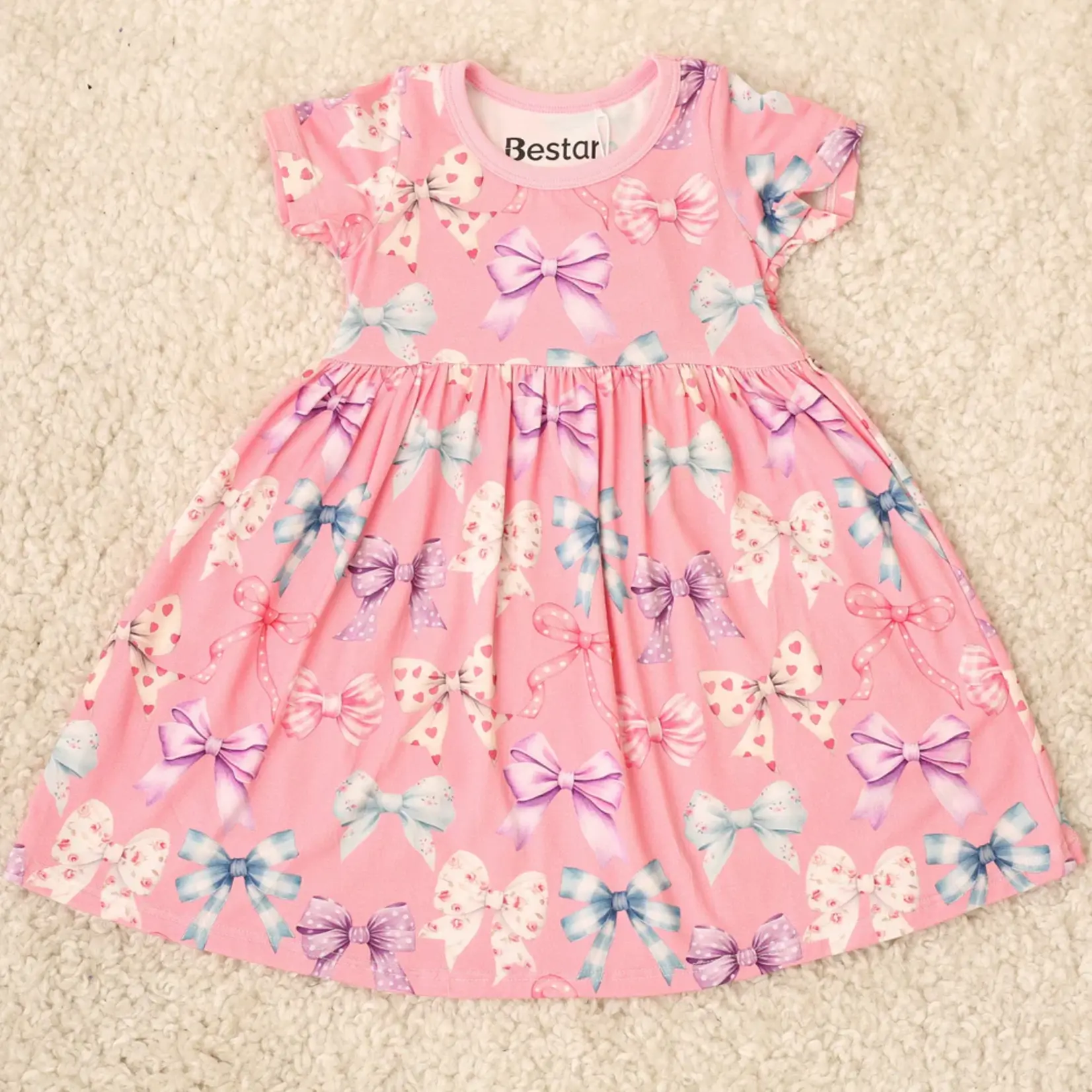 Bows Print Dress