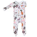 Farm Life Print Footie