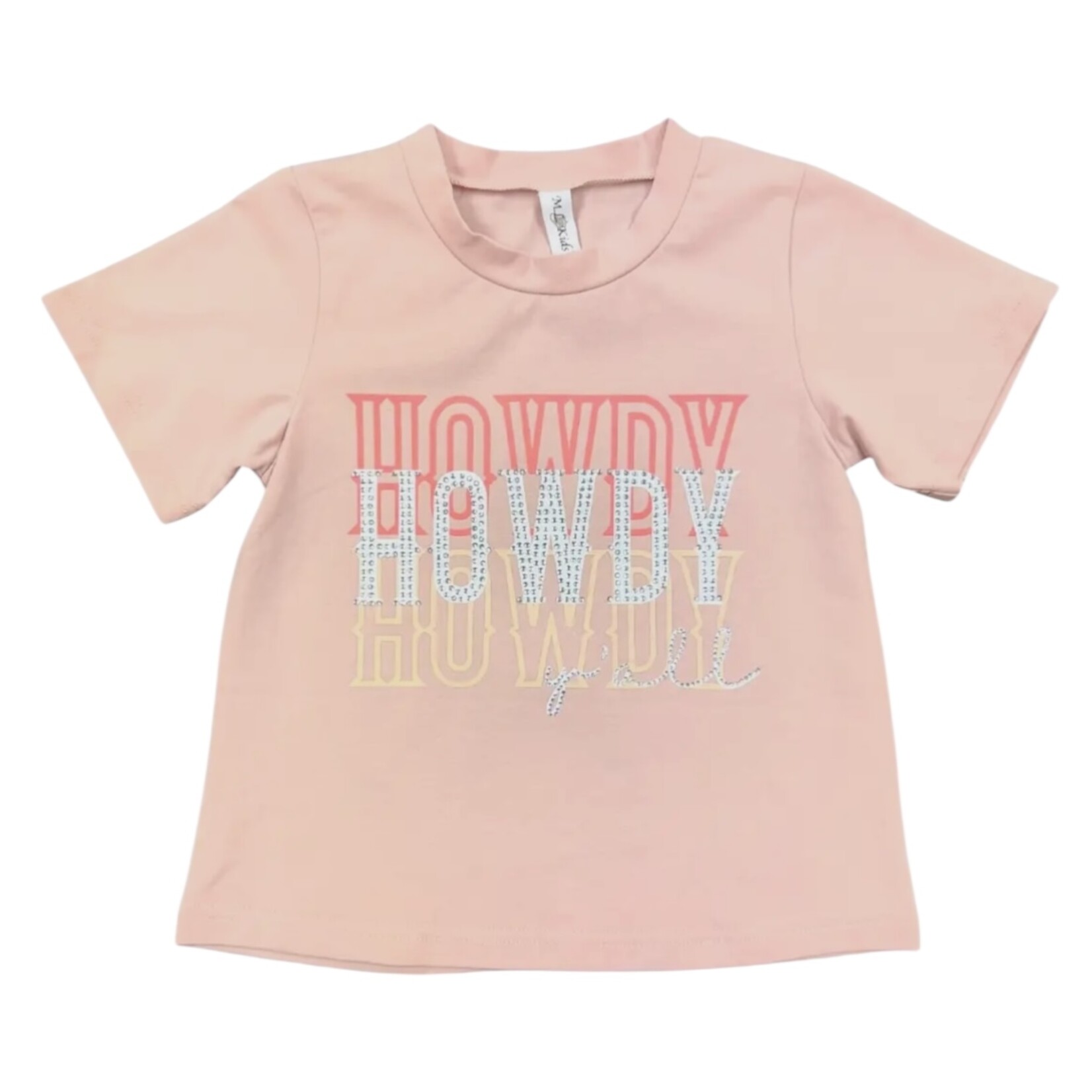 ML Kids Blush Howdy Shirt
