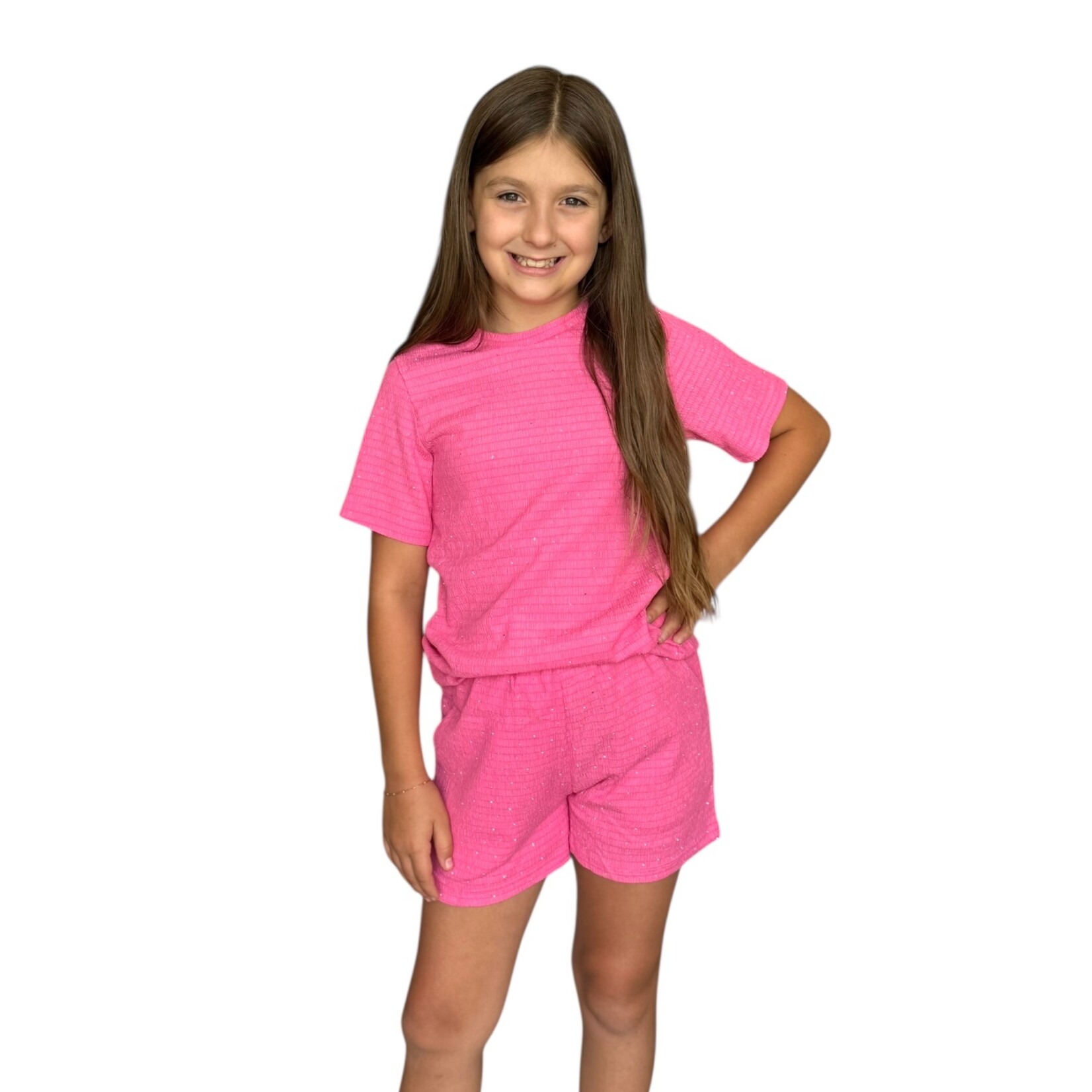 ML Kids Hot Pink Rhinestone Set