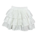 ML Kids White Eyelet Skort