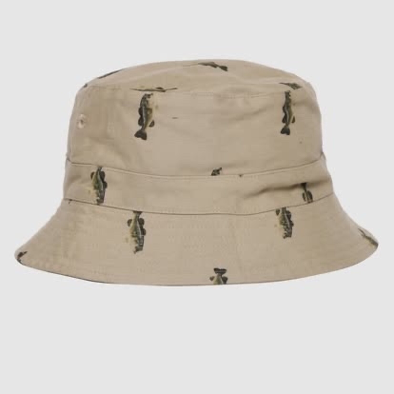 pedal Reversible Bass Fishing Hat - Kahki