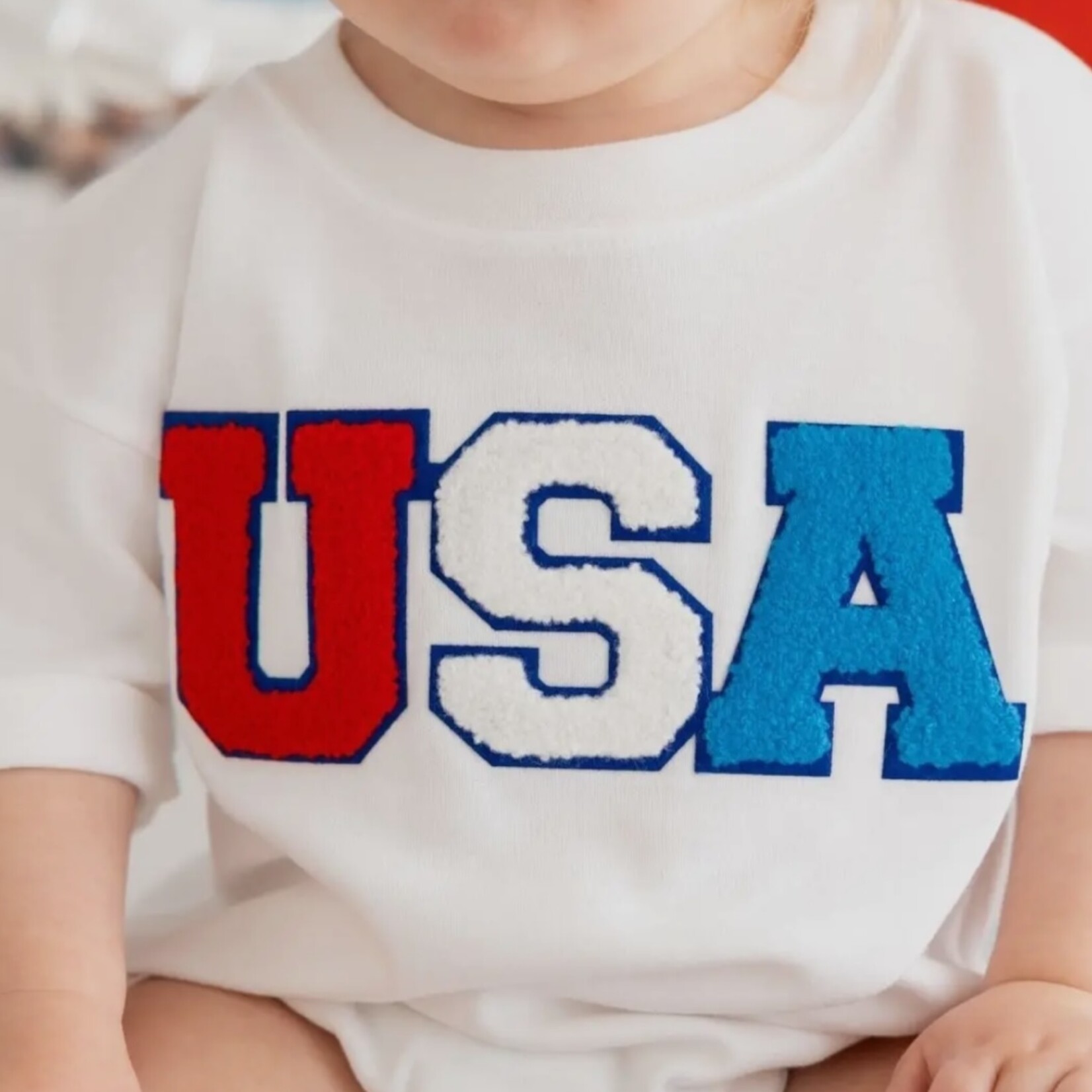 Sweet Wink USA Patch Romper