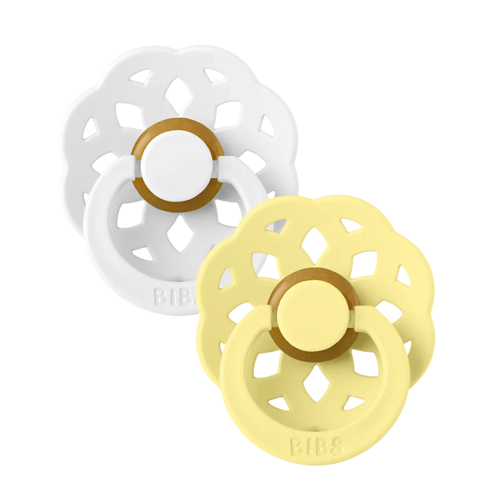 BIBS Boheme 2 PACK White/Sunshine