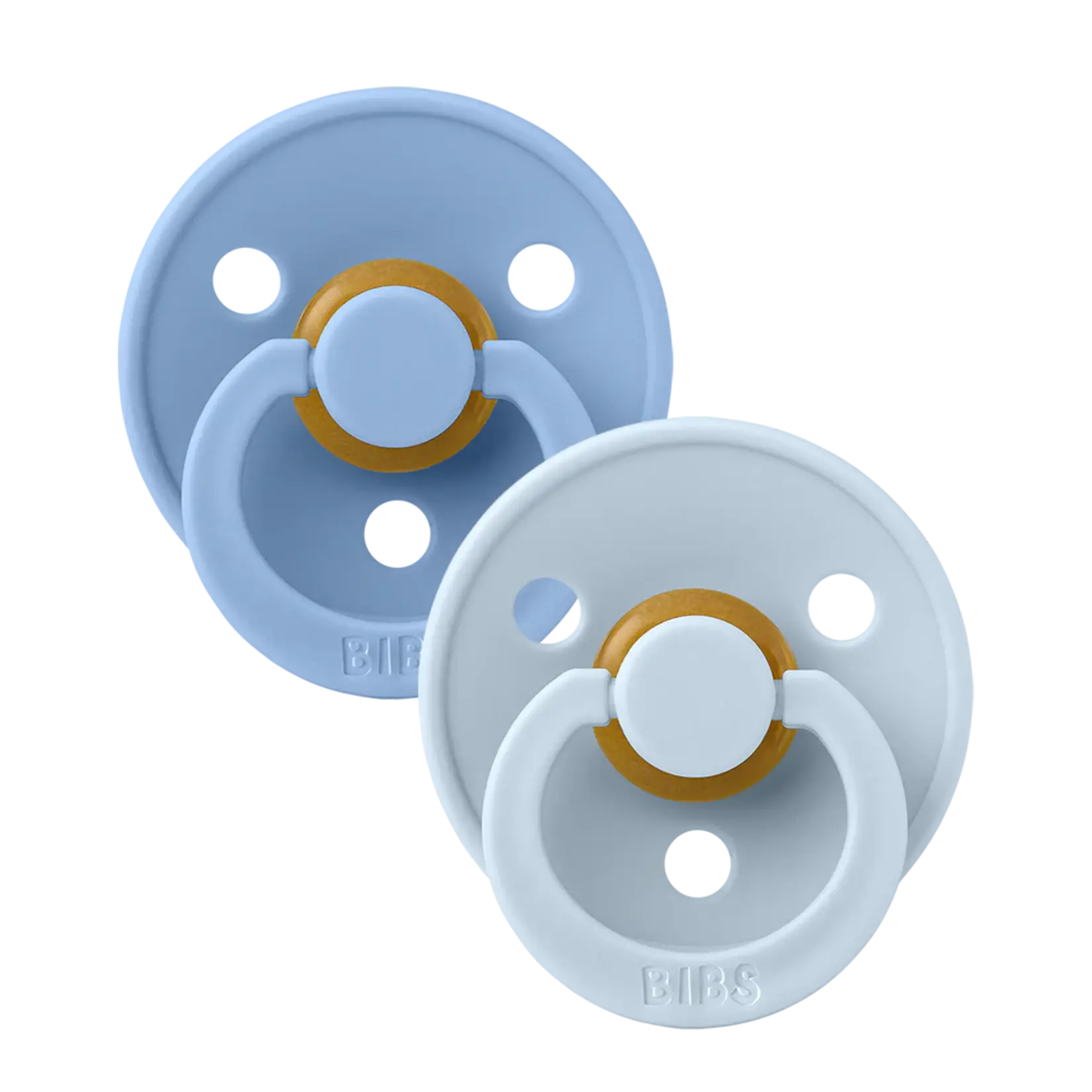 BIBS Colour 2 PACK Sky Blue/Baby Blue