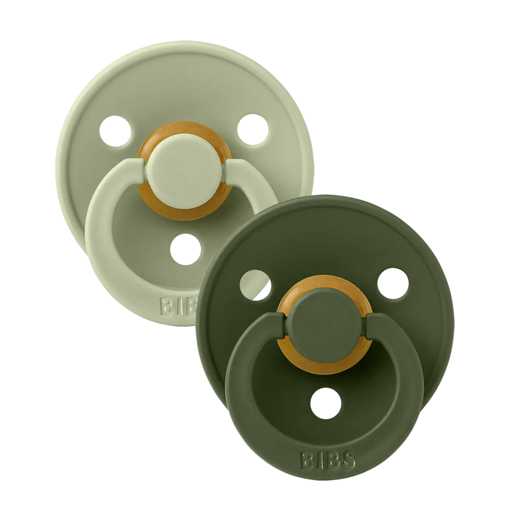 BIBS Colour 2 PACK Sage/Hunter Green