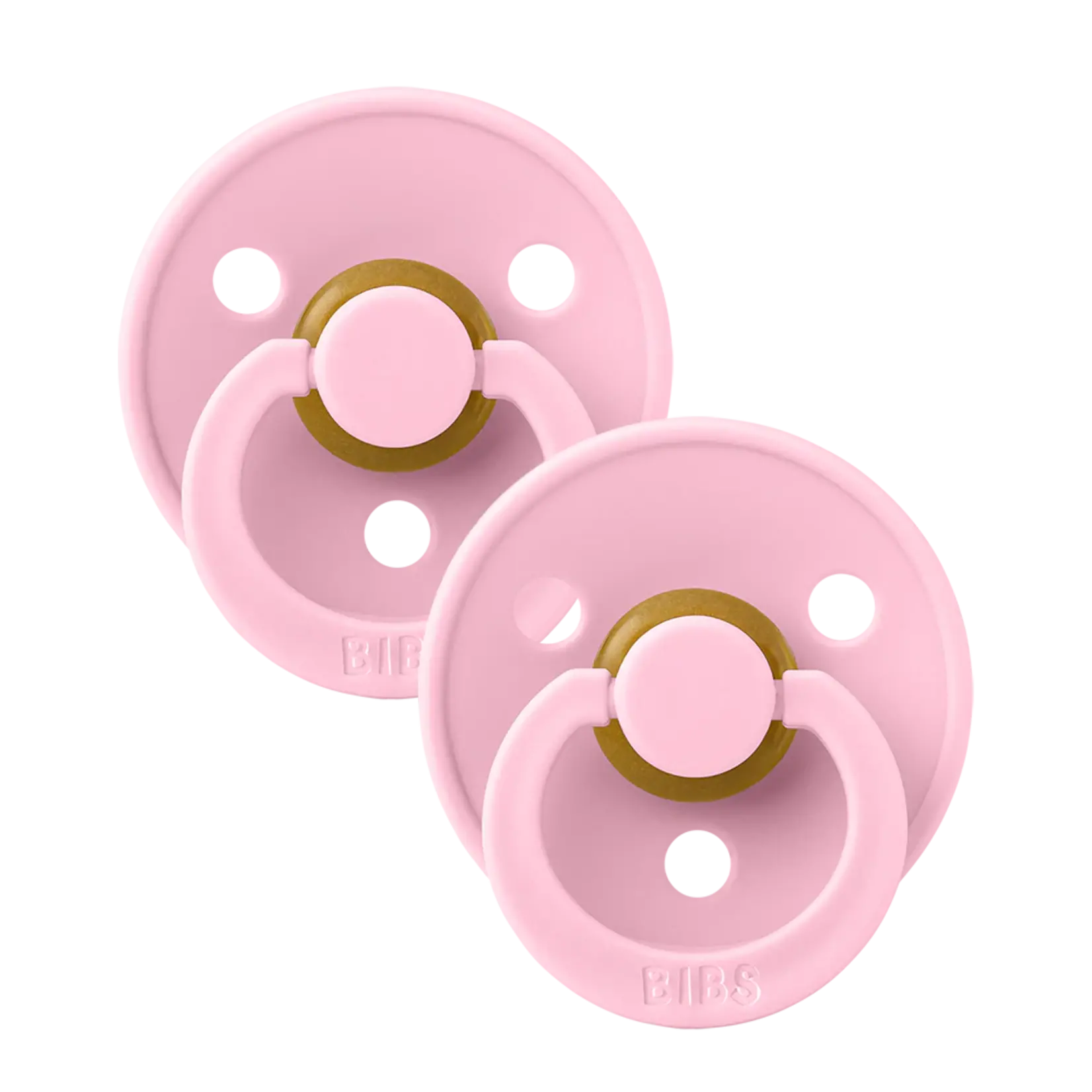 BIBS Colour 2 PACK Baby Pink/Baby Pink