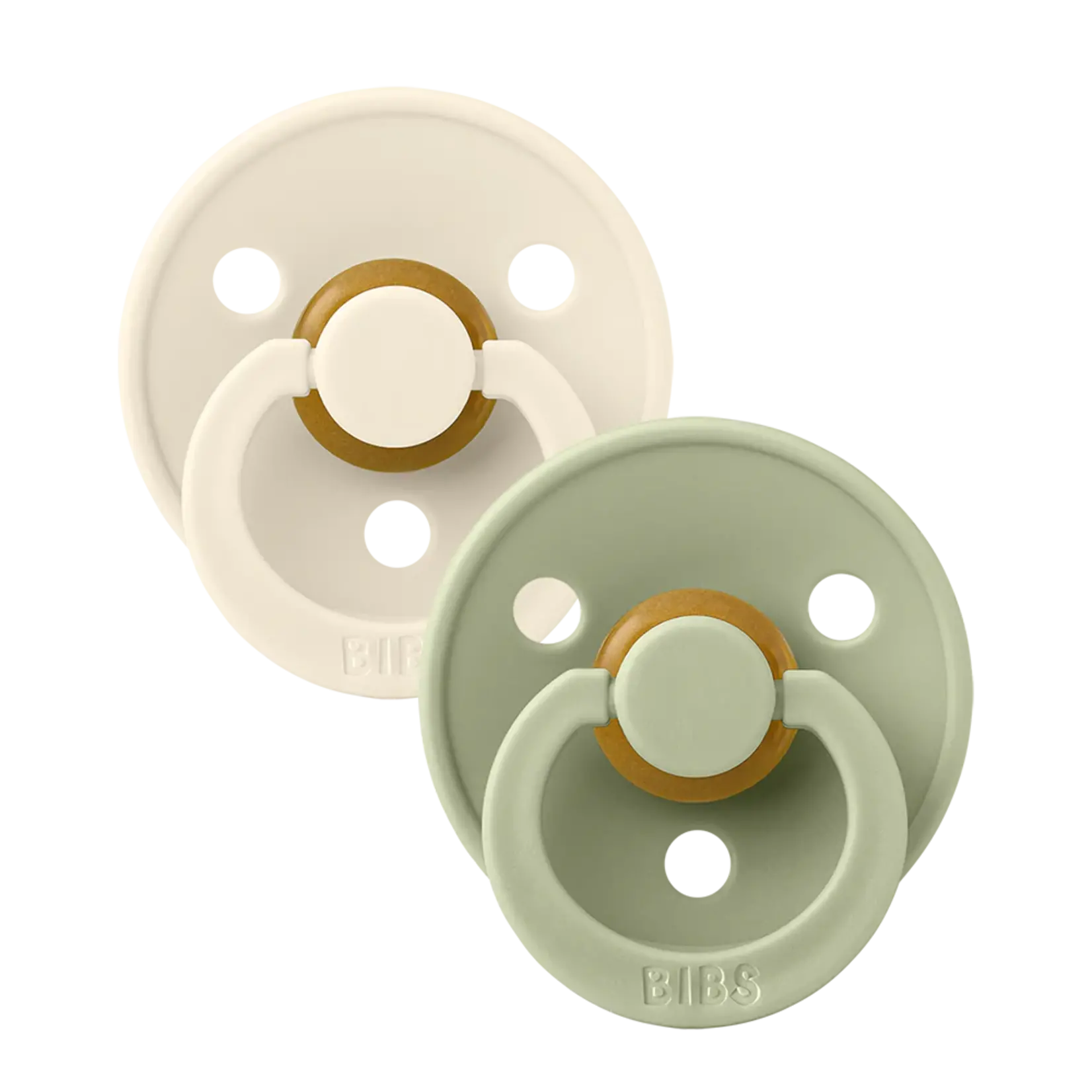 BIBS Colour 2 PACK Ivory/Sage