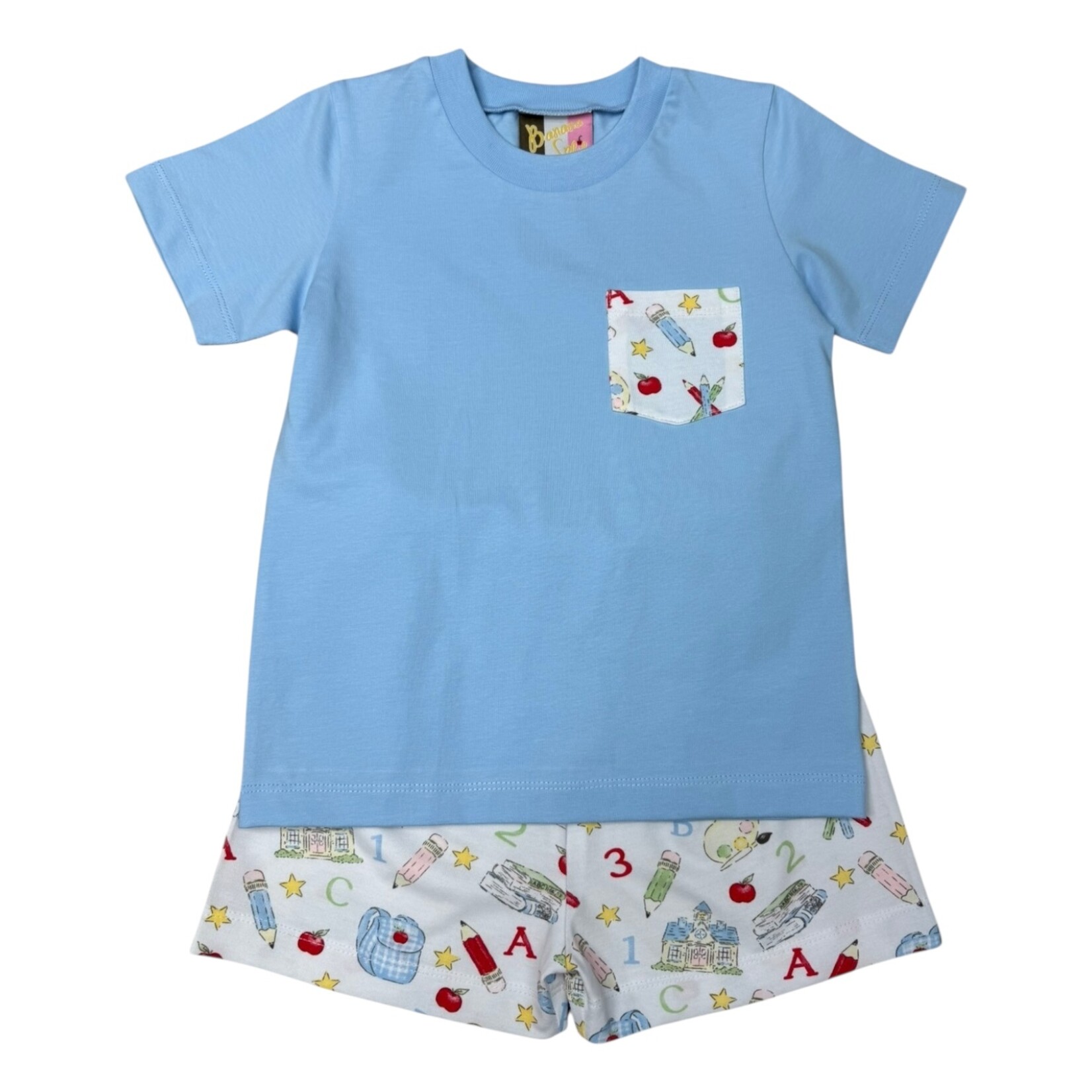 Banana Split Apple A Day Short Set