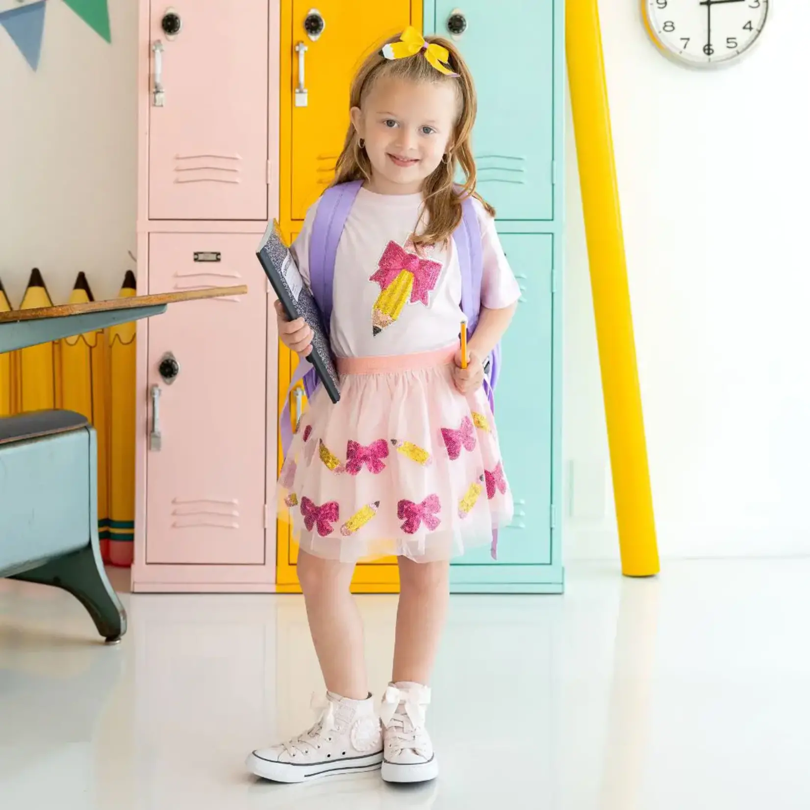 Sweet Wink Cutie Pencil Bow Sequin Tutu