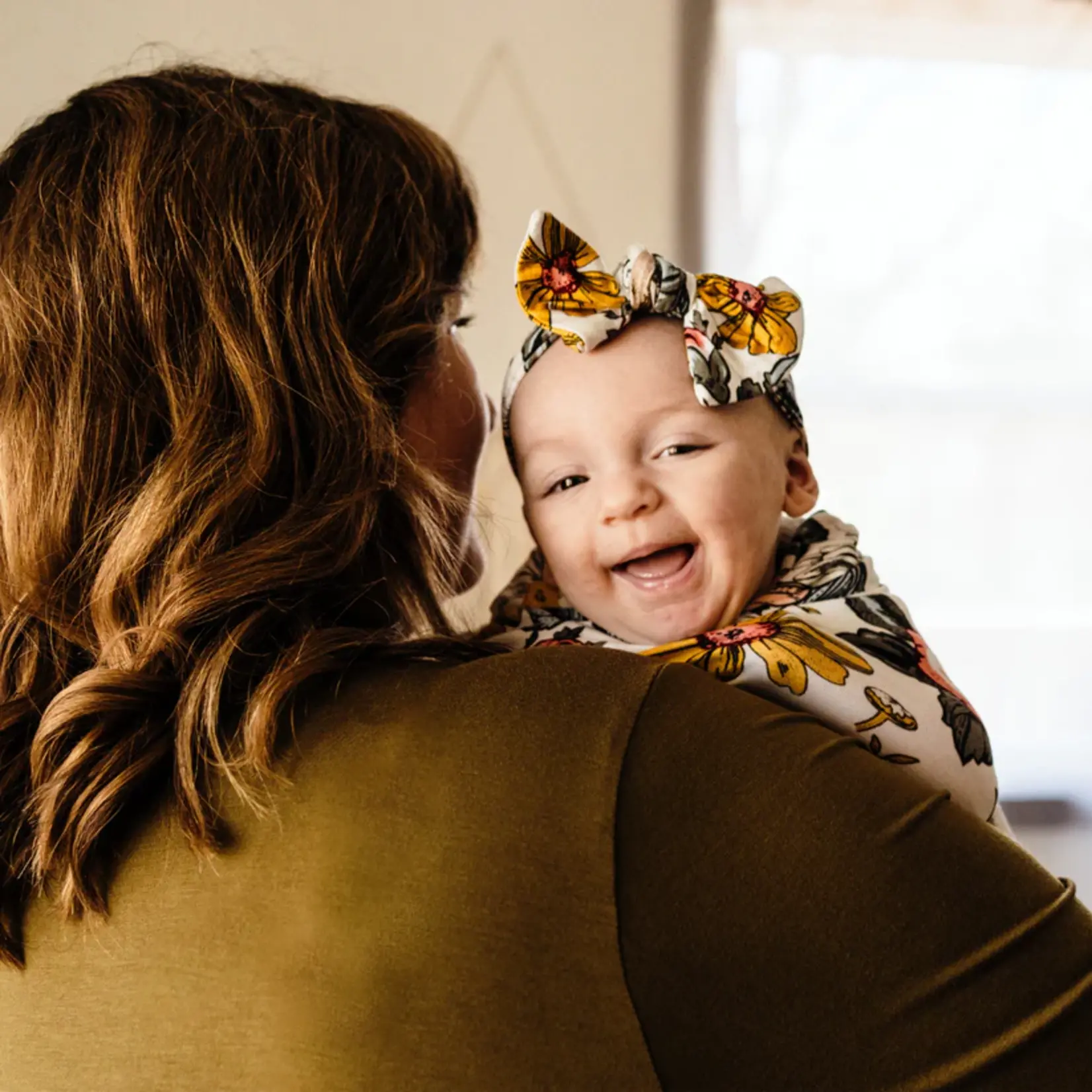 HAHA MAMA Vintage Floral Swaddle Set