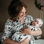HAHA MAMA Leafy Vine Swaddle Set